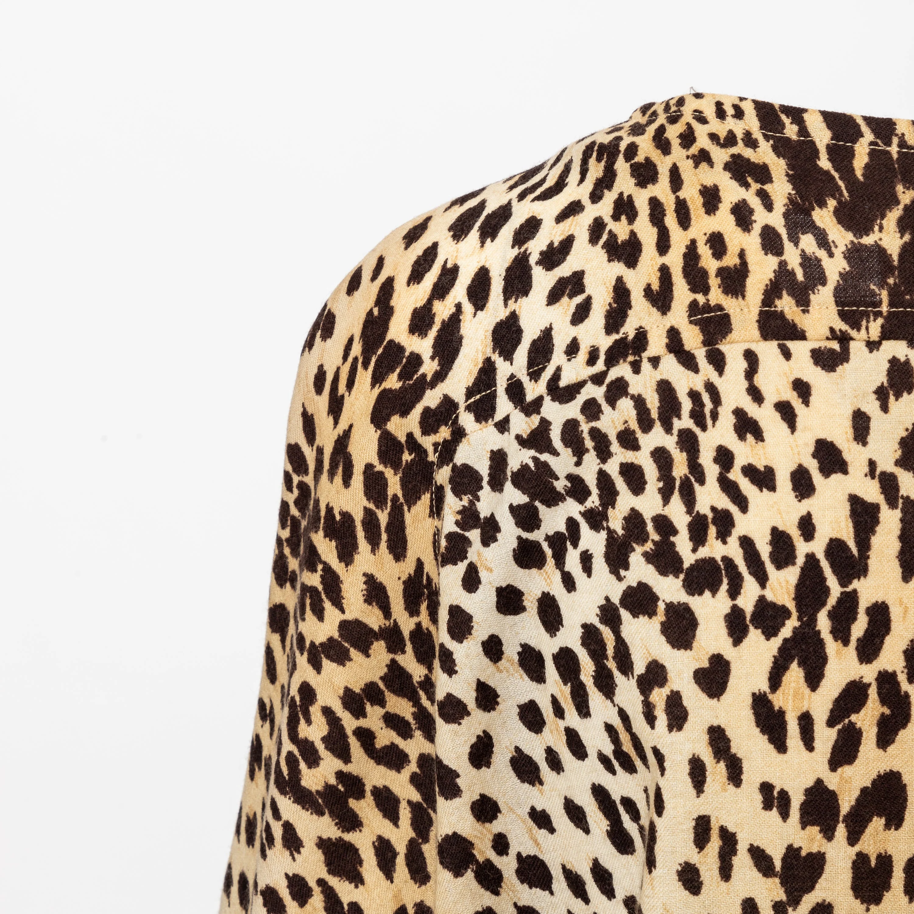 Women's Valentino Miss V Leopard Print Top - '90s - Image 6