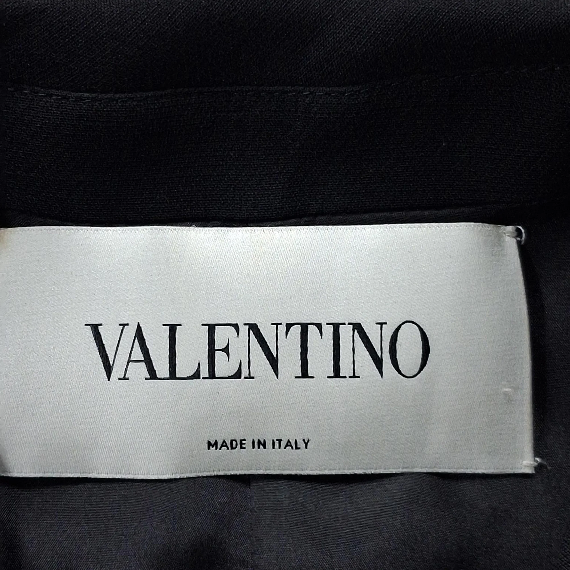 Women's Valentino Pleated Mini Dress in Black Polyester - Image 6