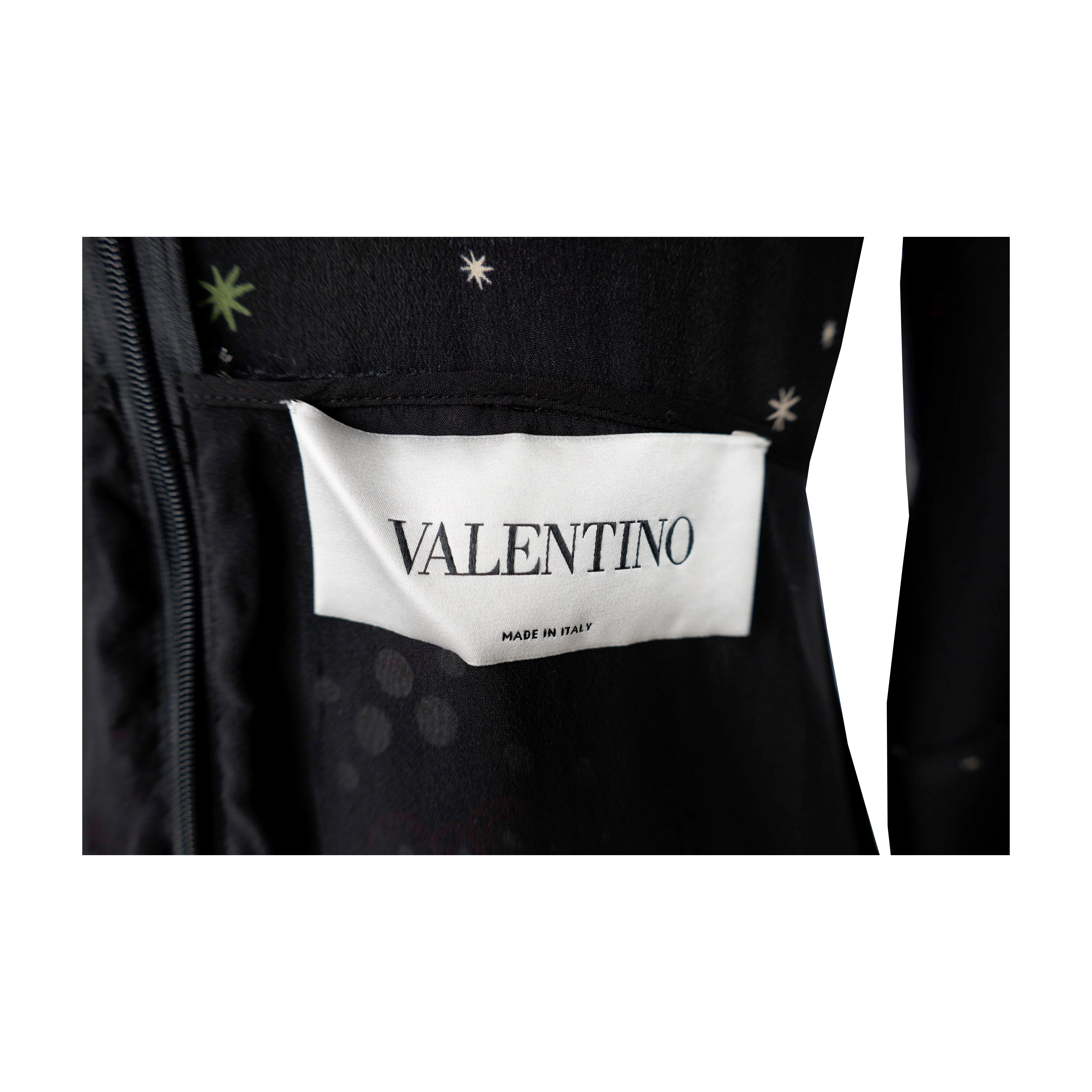Women's Valentino Silk Print Dress - '10s - Image 3