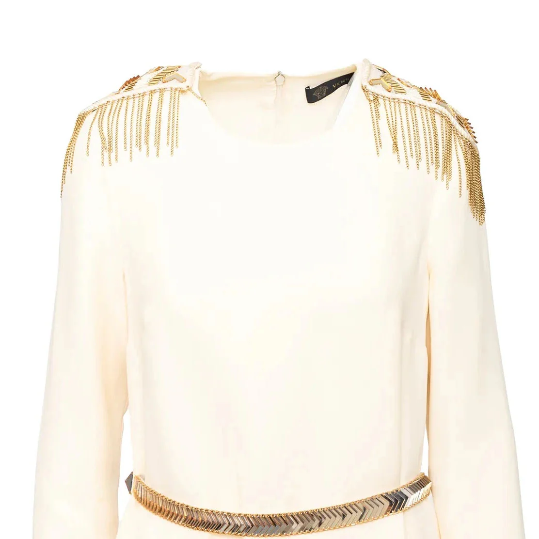 Women's Versace Embellished Mini Dress - '10 - Image 6