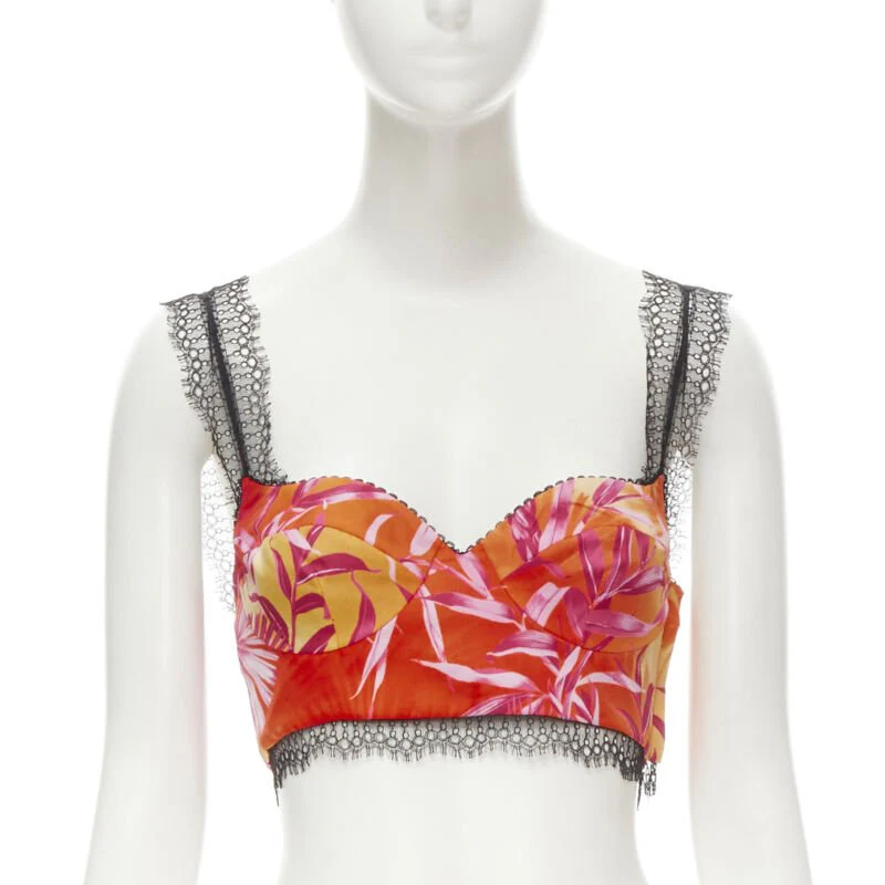 Women's Versace Jungle print bralette - Image 9
