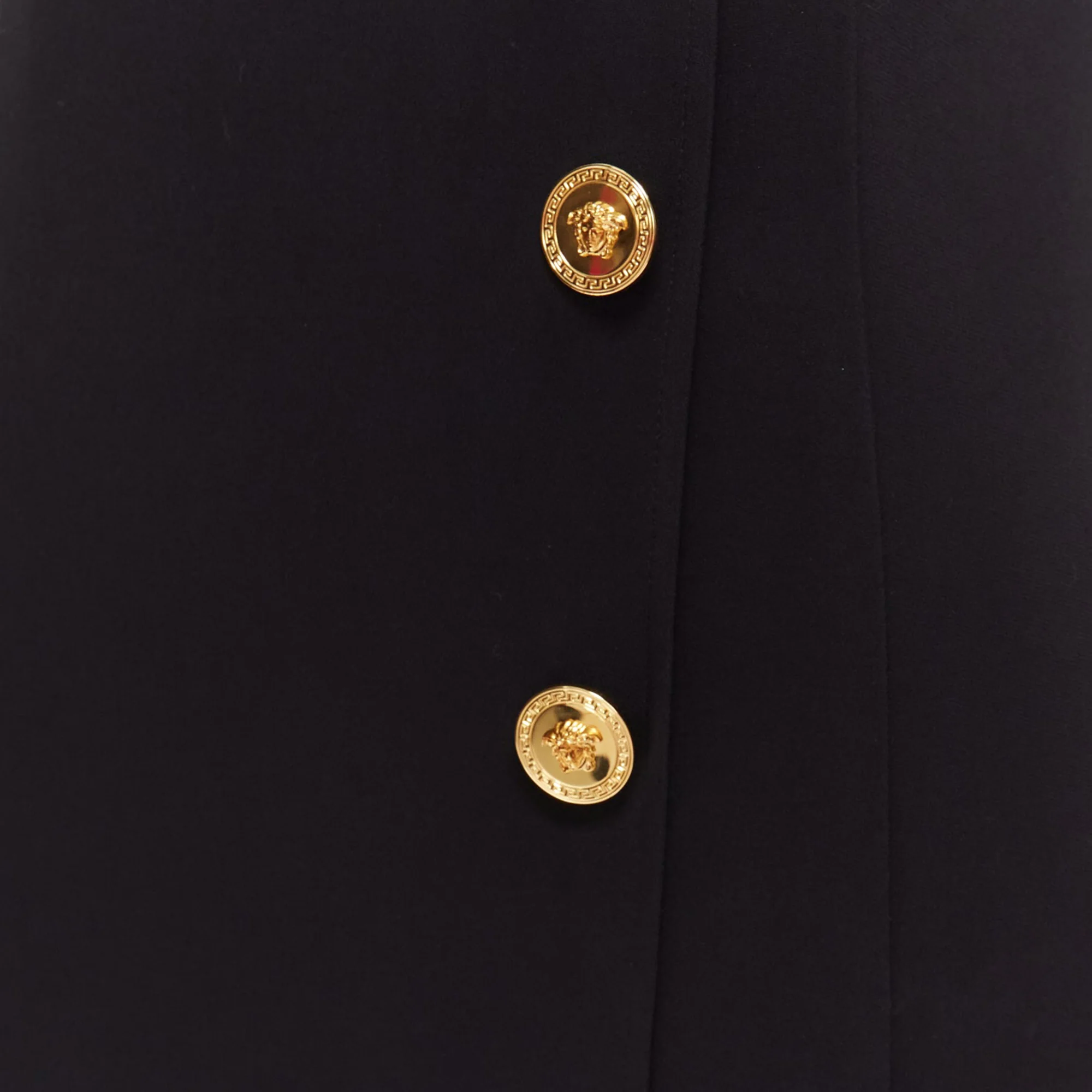 Women's Versace Medusa Buttons Barocco Double Breasted Dress - Image 2