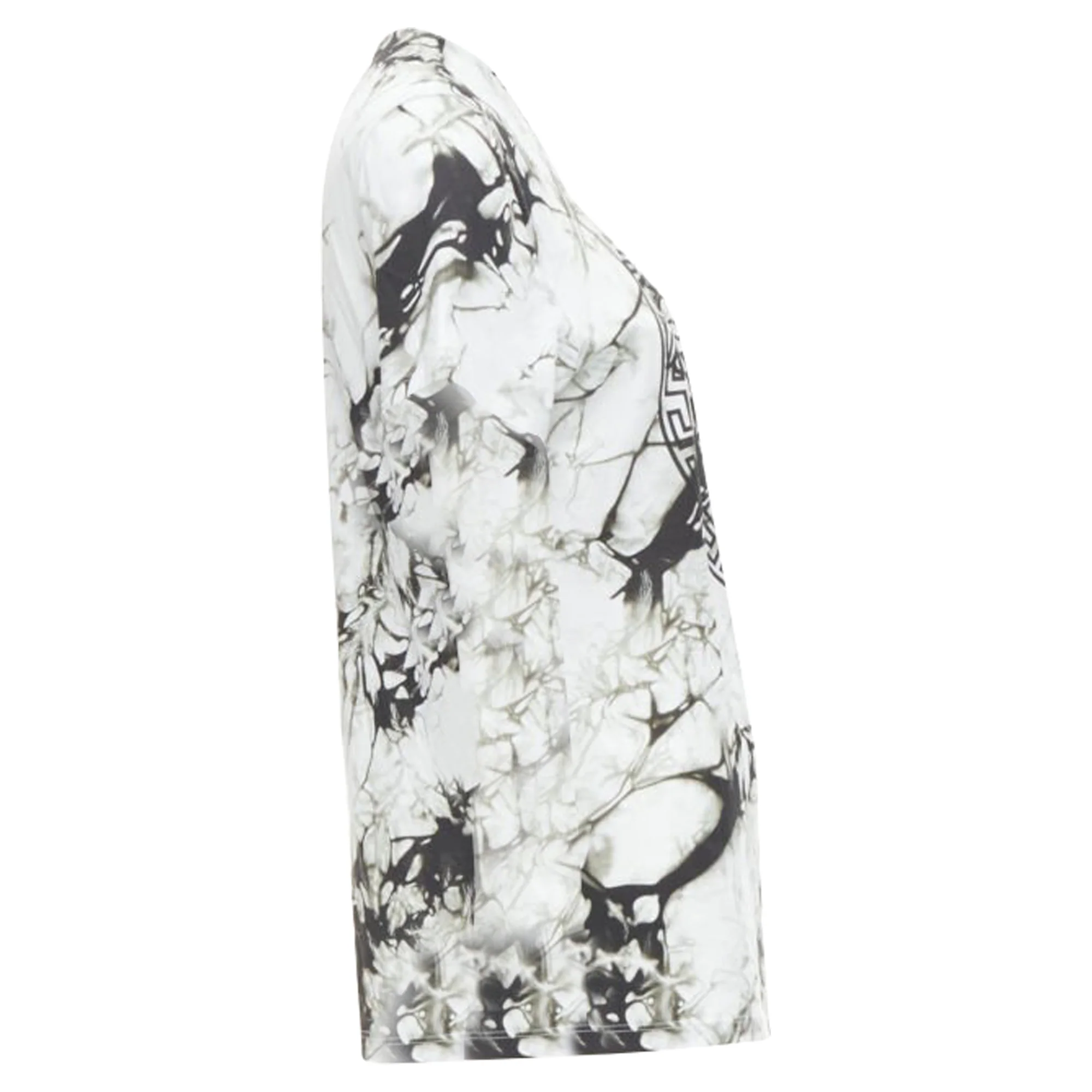 Women's Versace Medusa ring marble tie dye tshirt - Image 5