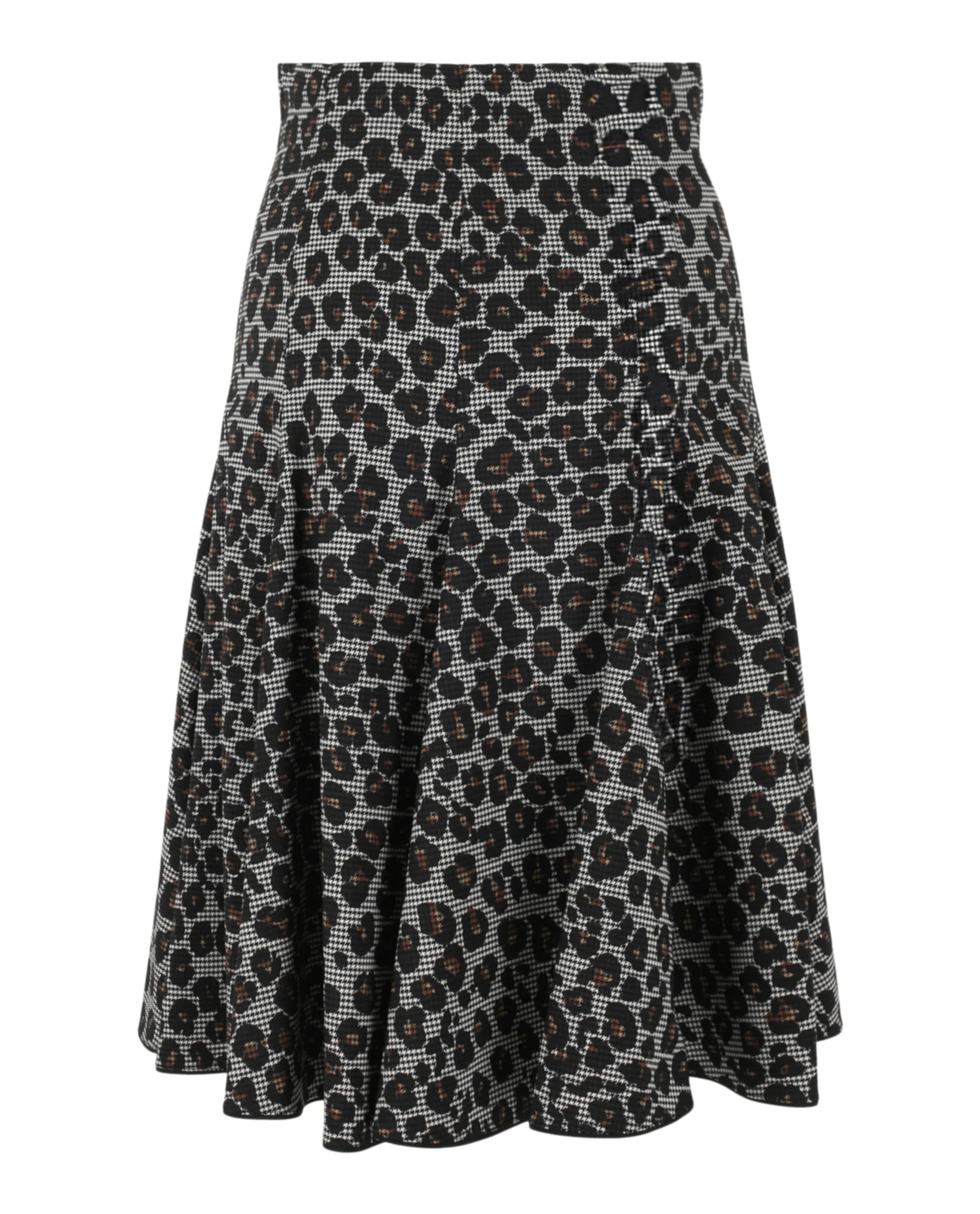 Women's Versace Mixed Print A-Line Skirt - Image 2