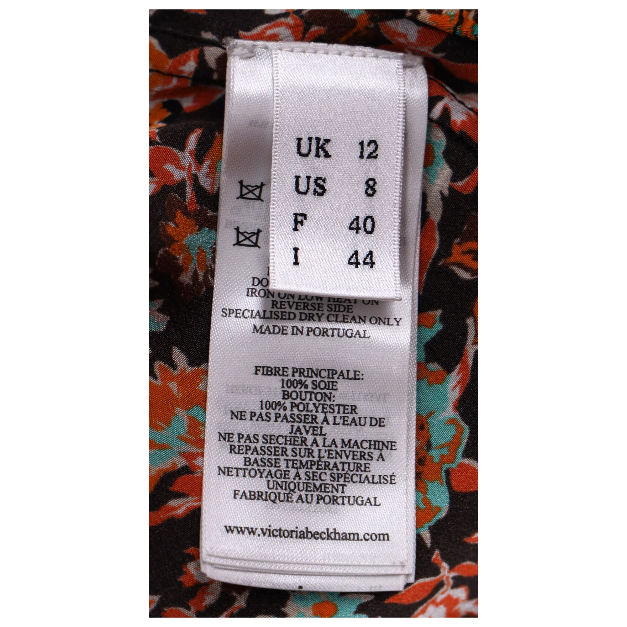 Women's Victoria Beckham Floral Blouse in Multicolor Silk - Image 10