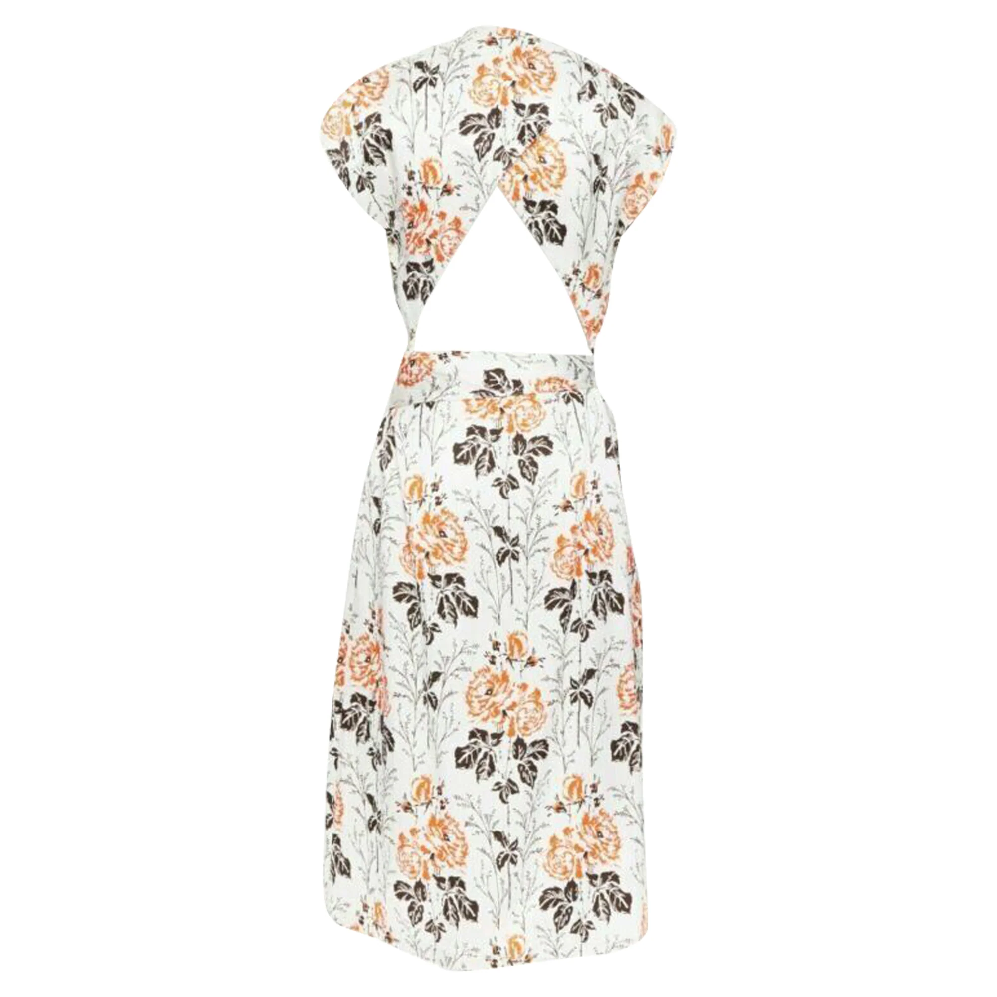 Women's Victoria Beckham floral cut back dress - Image 5