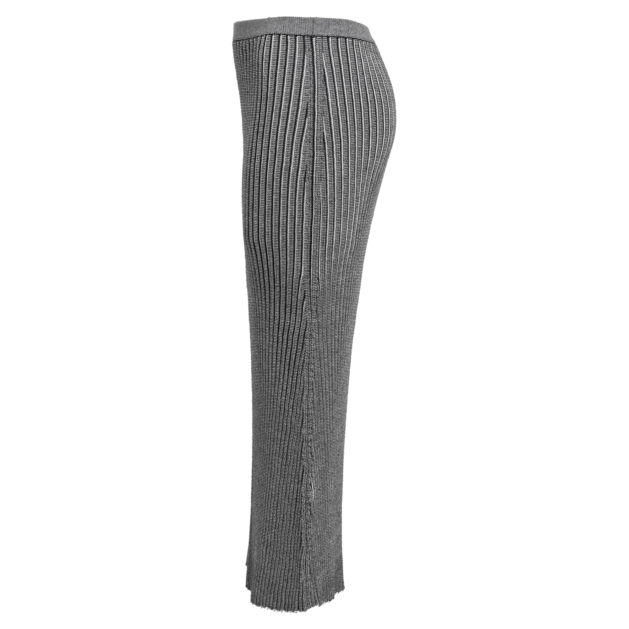 Women's Victoria Beckham Midi Skirt in Grey Polyester - Image 3