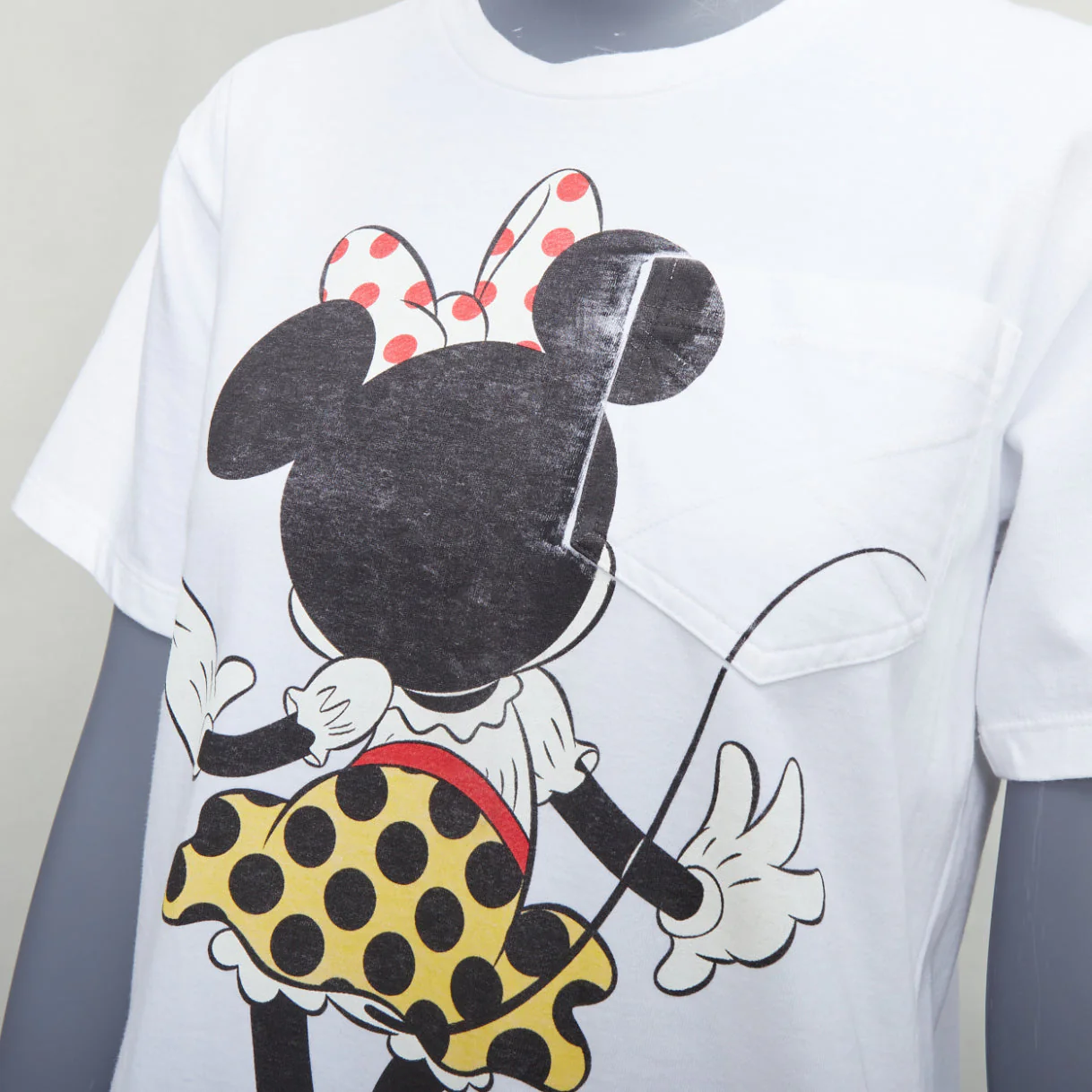 Women's Victoria Beckham Minnie Mouse print cotton tshirt - Image 8