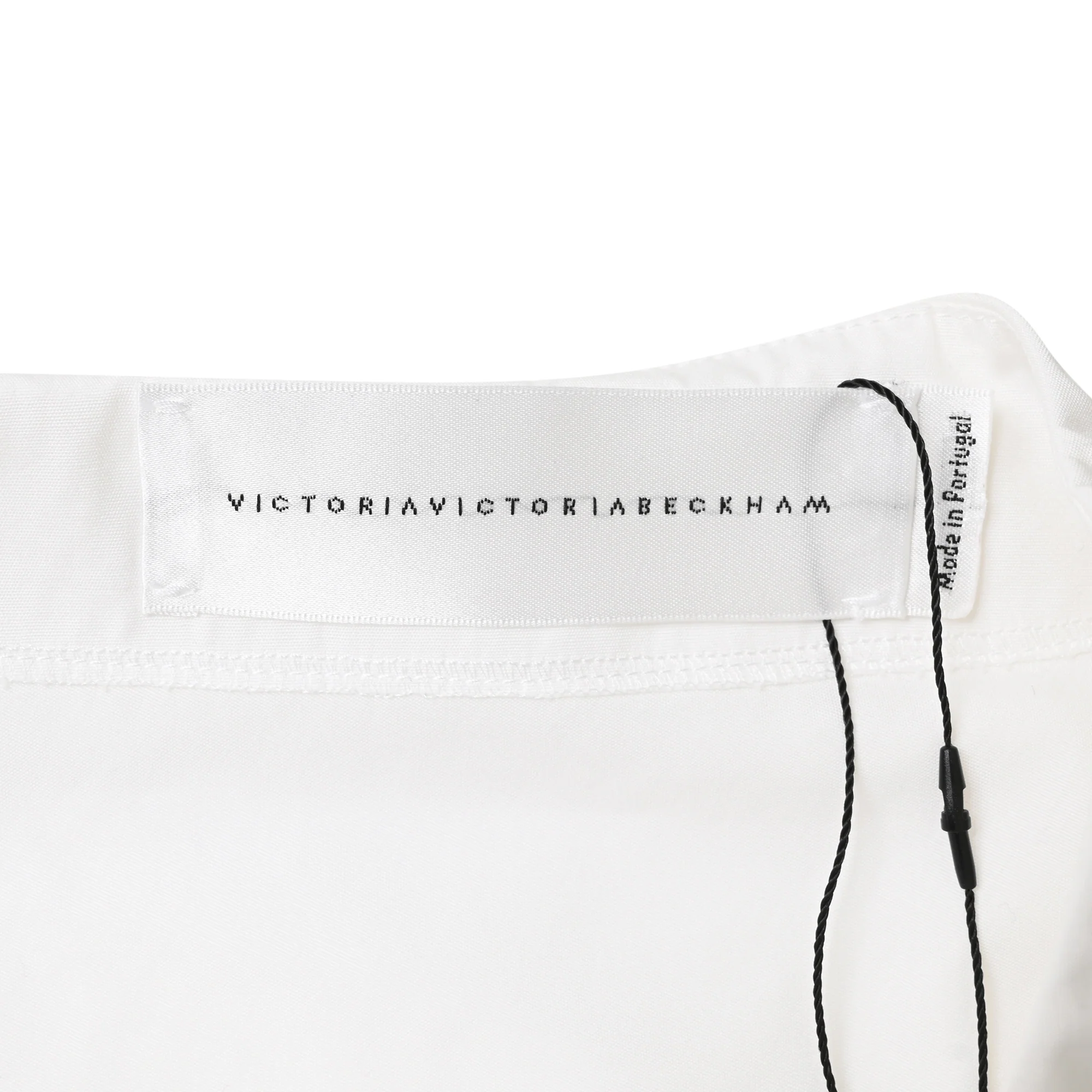 Women's Victoria Victoria Beckham Off-Shoulder Ruffle Blouse in White Cotton - Image 3