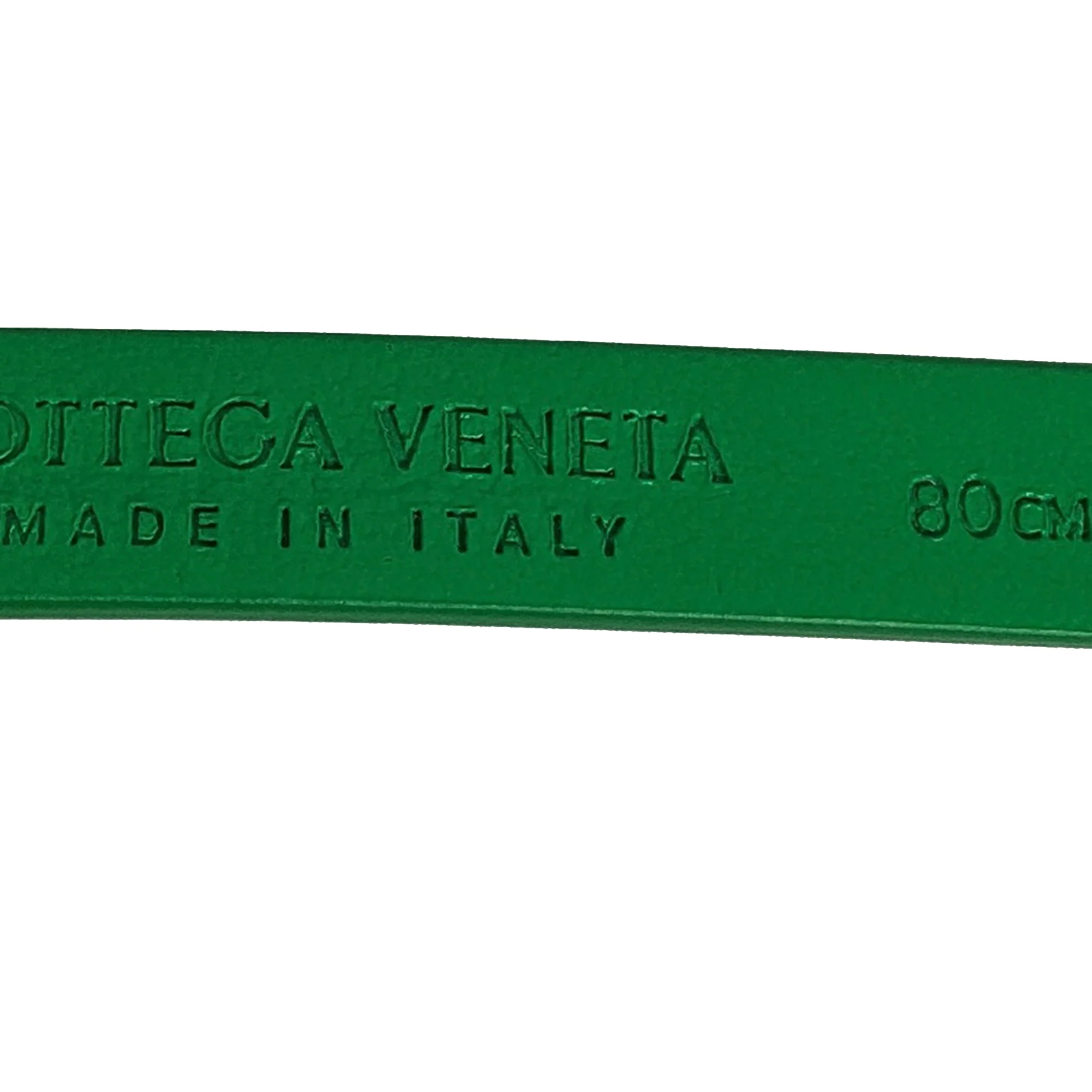 Bottega Veneta Triangle Buckle Belt in Green Leather - Image 4