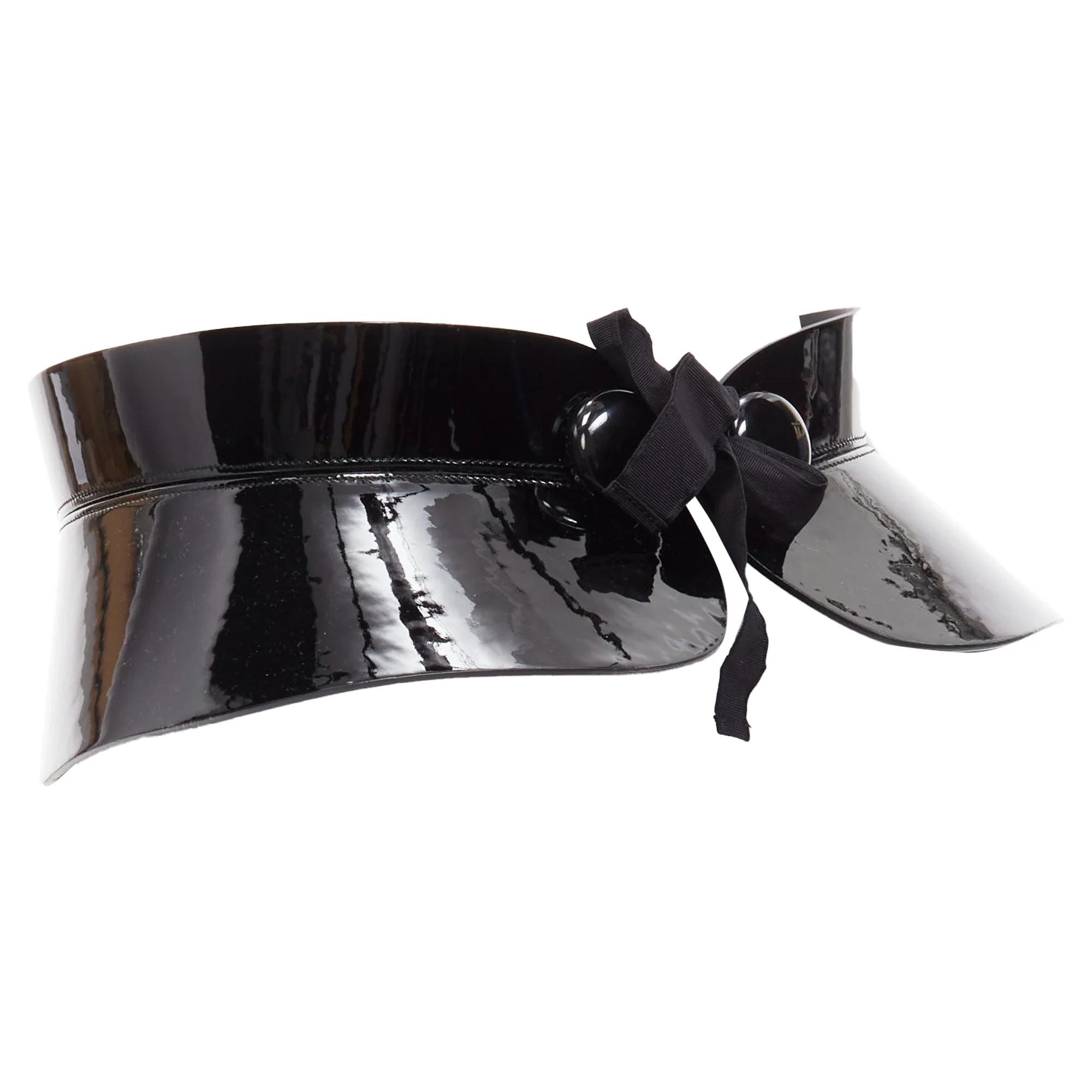 Louis Vuitton Fetishes patent peplum corset belt - Image 3