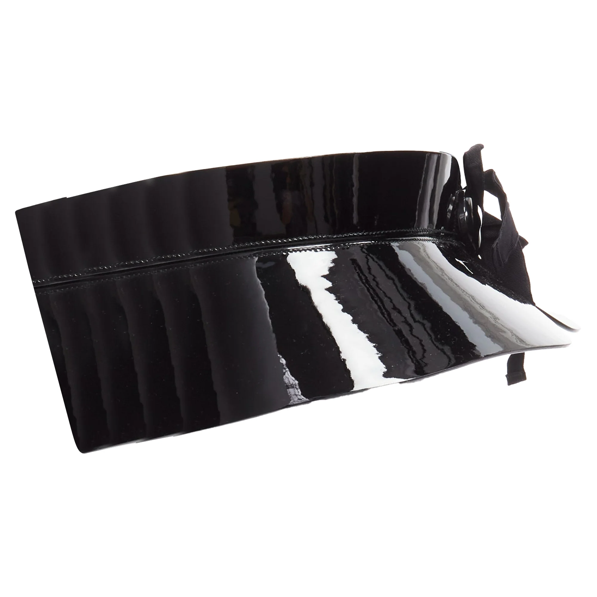 Louis Vuitton Fetishes patent peplum corset belt - Image 4