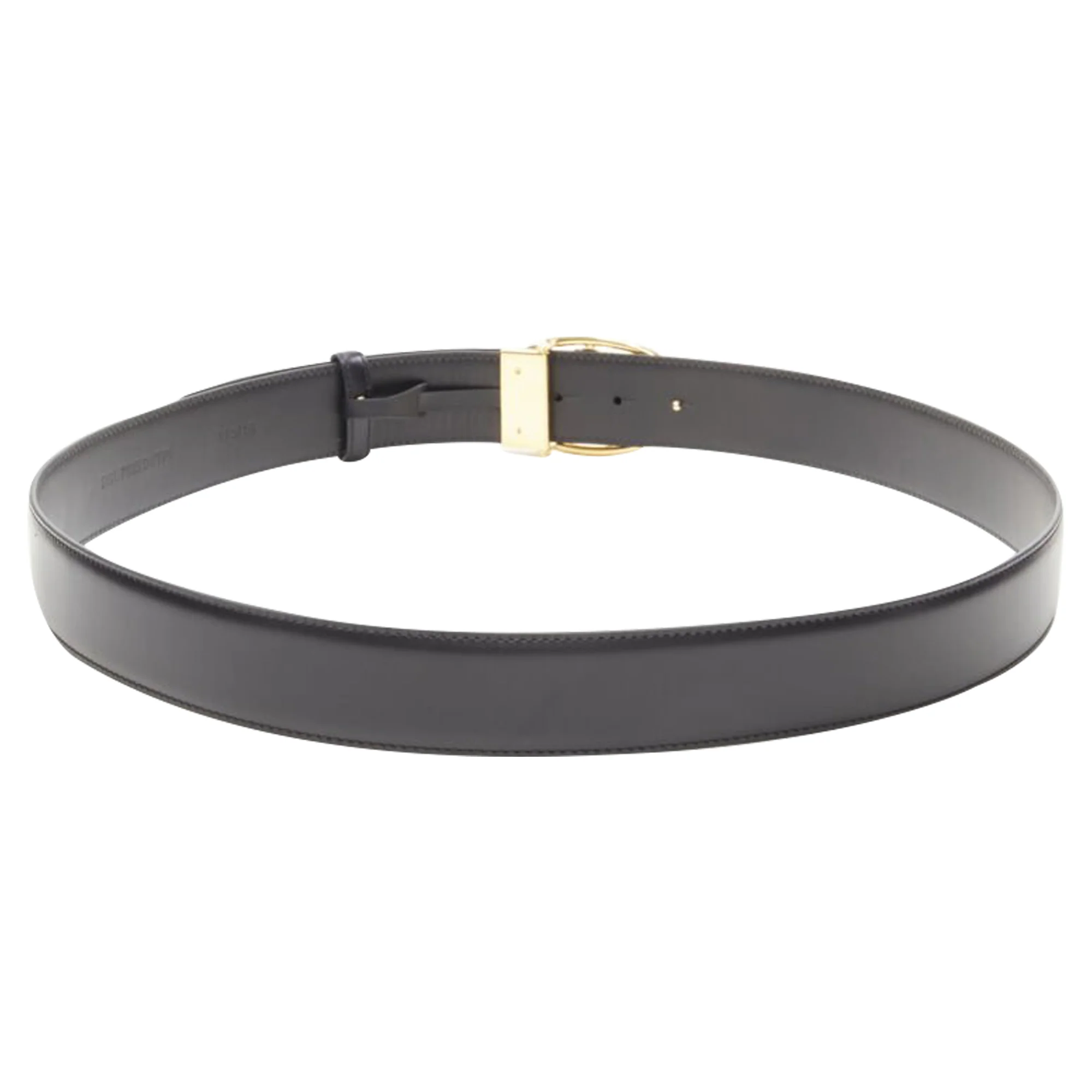 Versace La Medusa Insignia oval buckle leather belt - Image 4