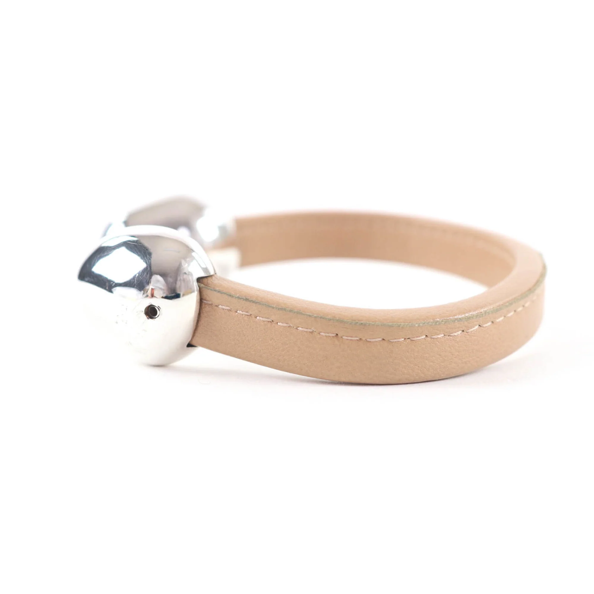Bracelet Leather Beige - Image 3