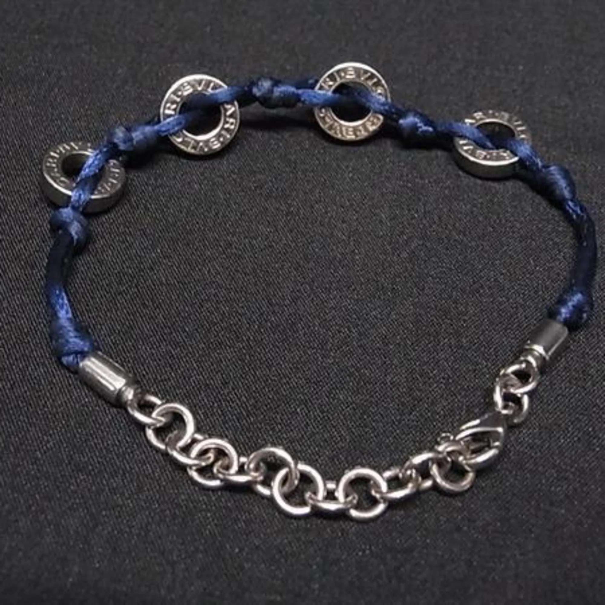 Bracelet Canvas and Sterling Silver - Image 3