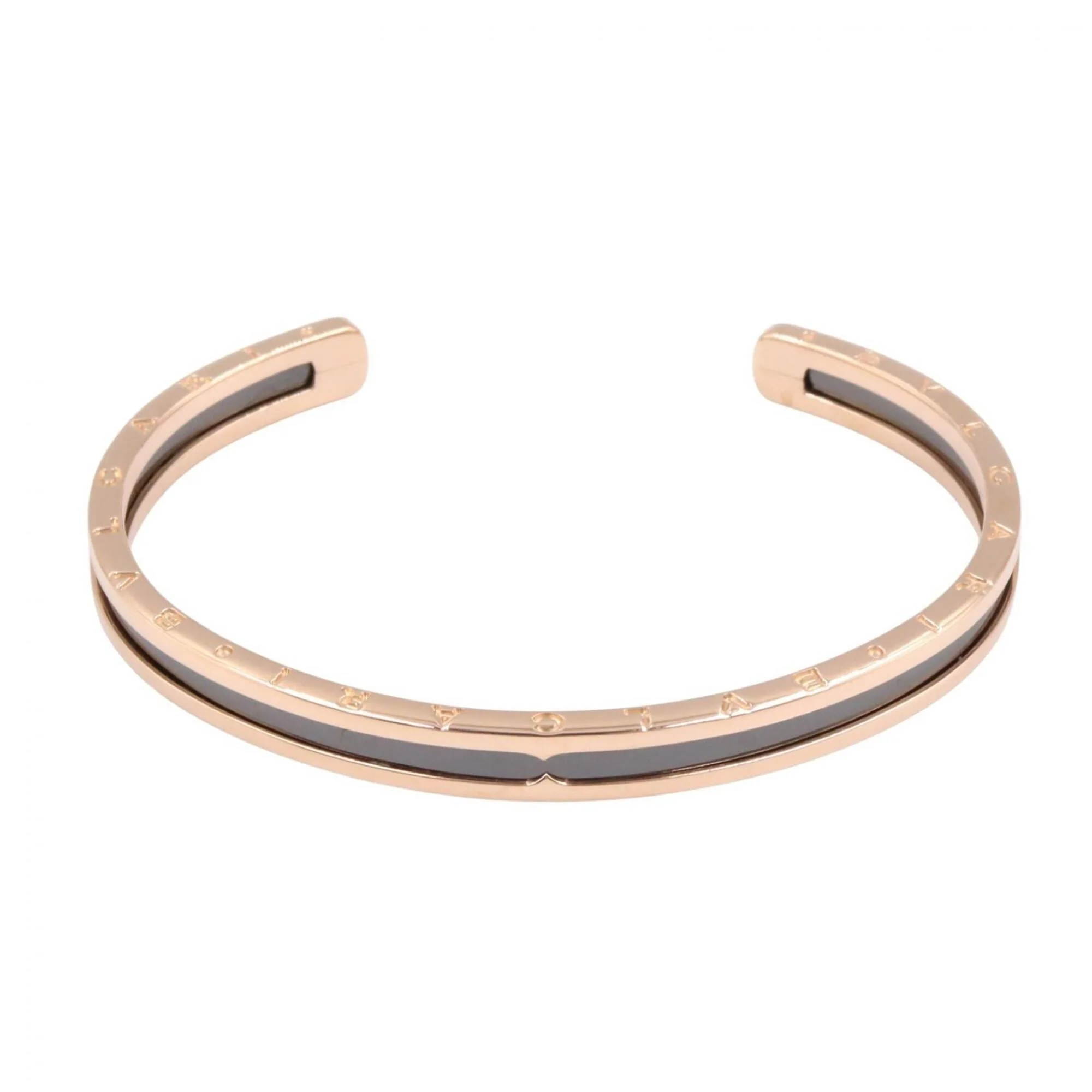B.Zero1 Bracelet Ceramic and 18K Rose Gold