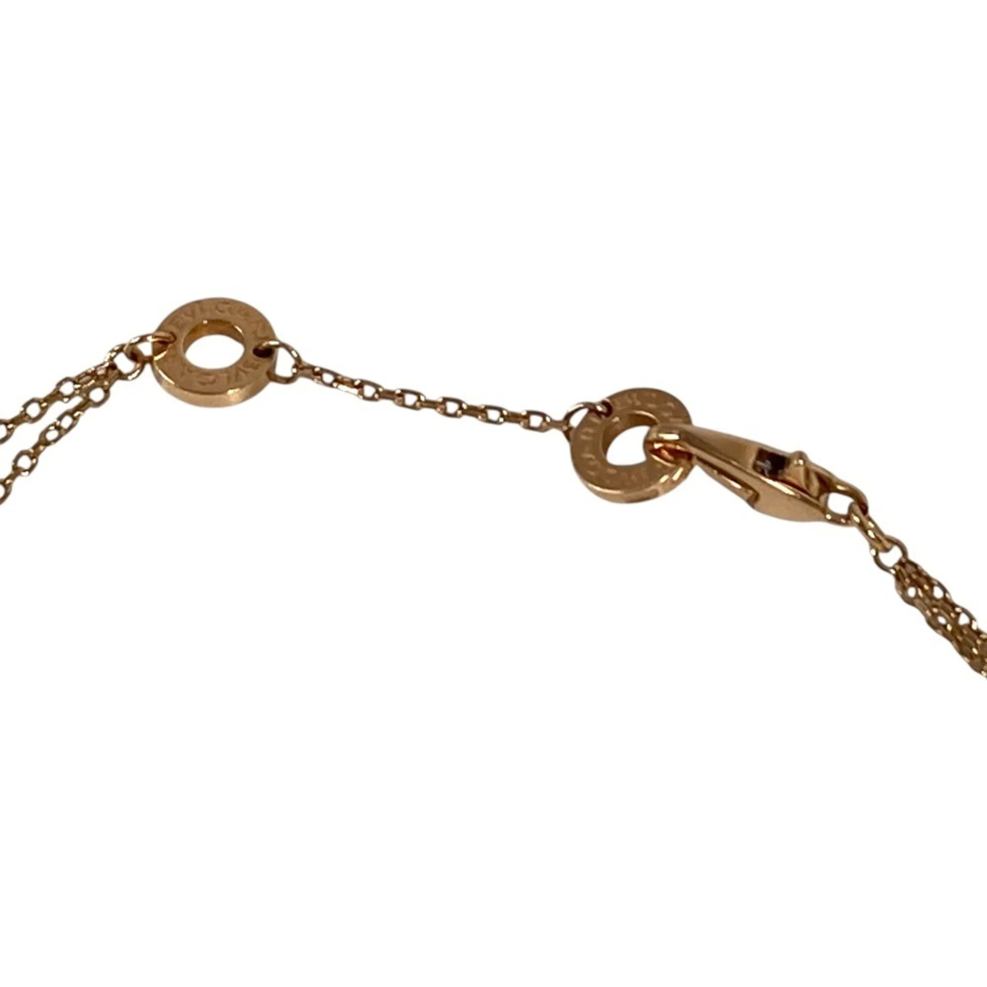 Diva's Dream Bracelet Double Strand 18K Rose Gold with Shell - Image 5