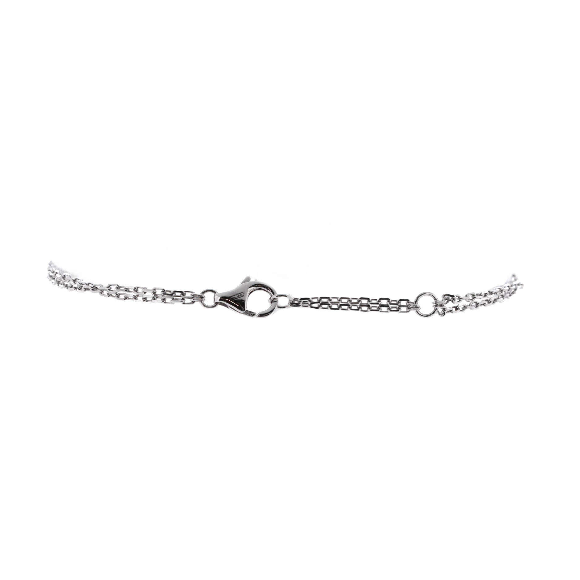 2 Diamonds Love Bracelet 18K White Gold with Diamonds - Image 3