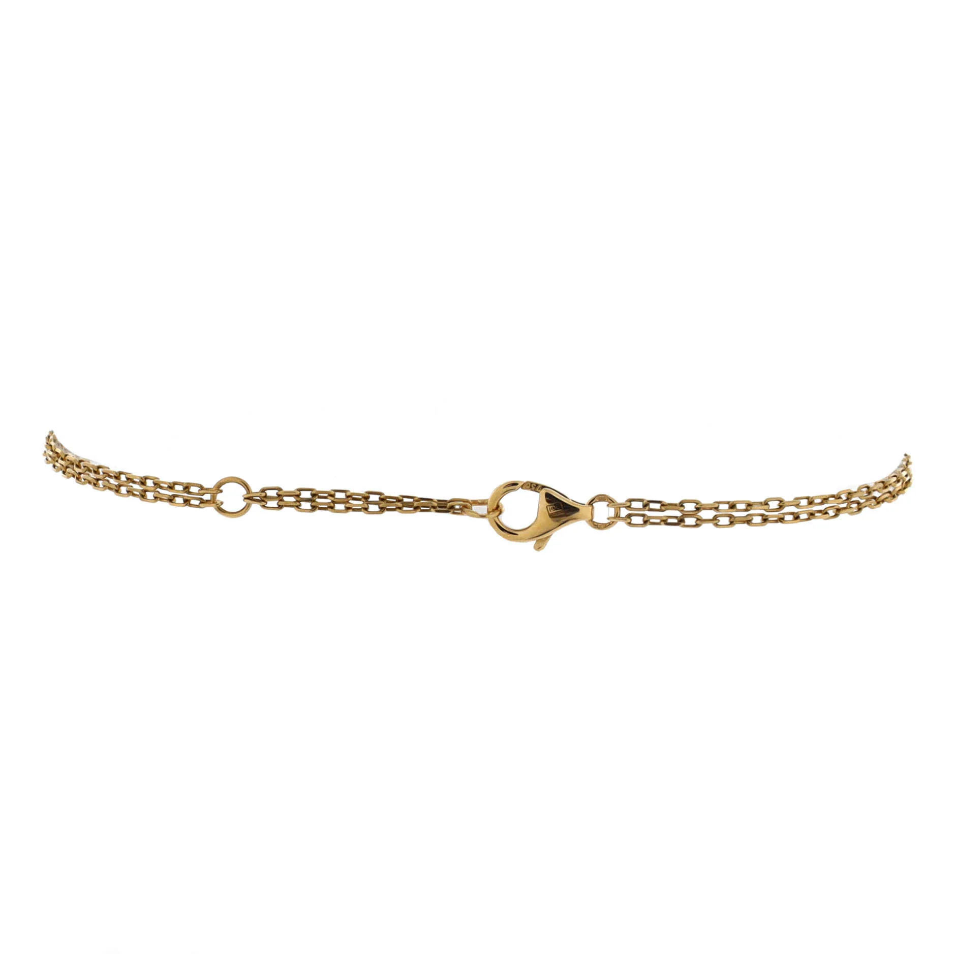 2 Diamonds Love Bracelet 18K Yellow Gold with Diamonds - Image 2