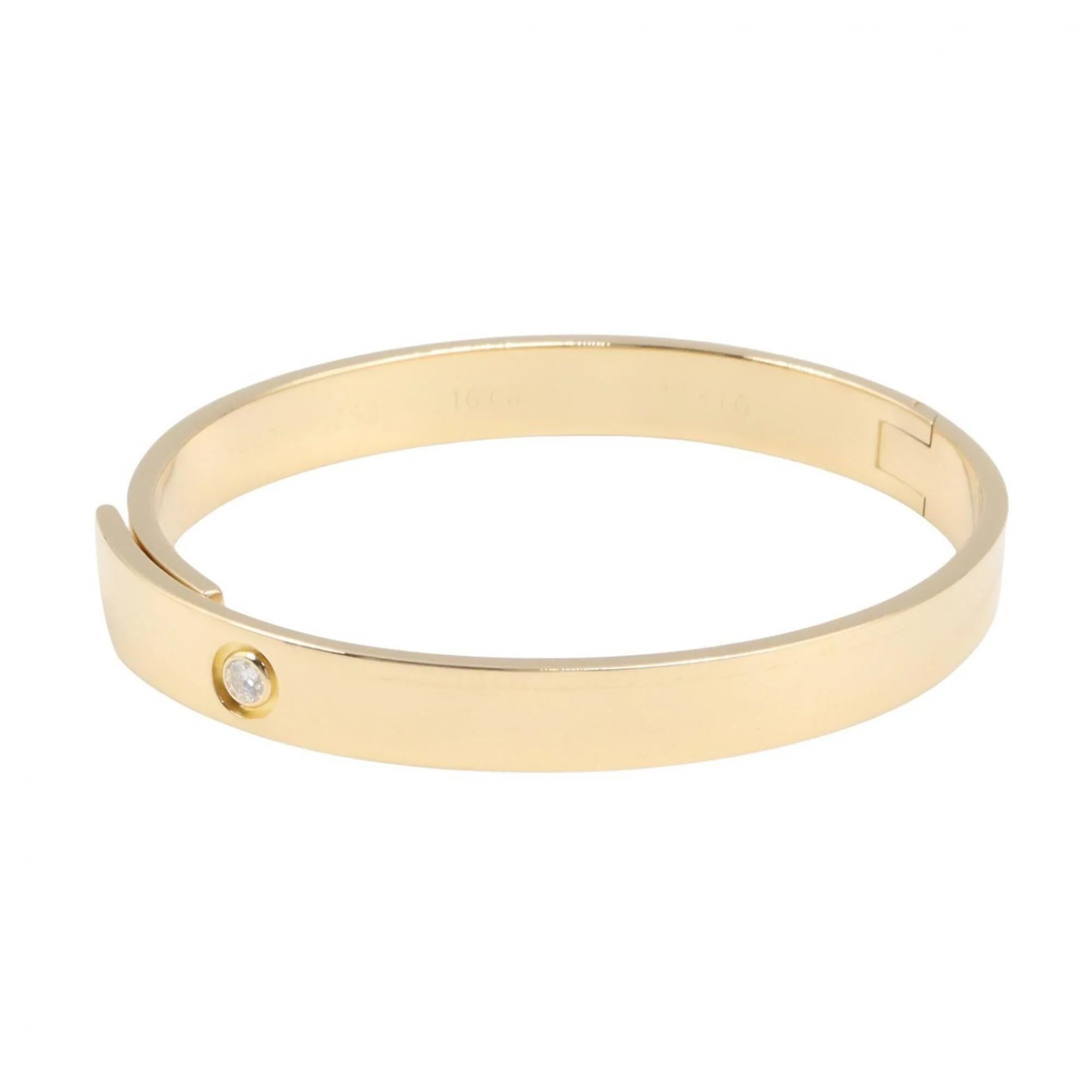 Anniversary Charm Bracelet 18K Yellow Gold with Diamond