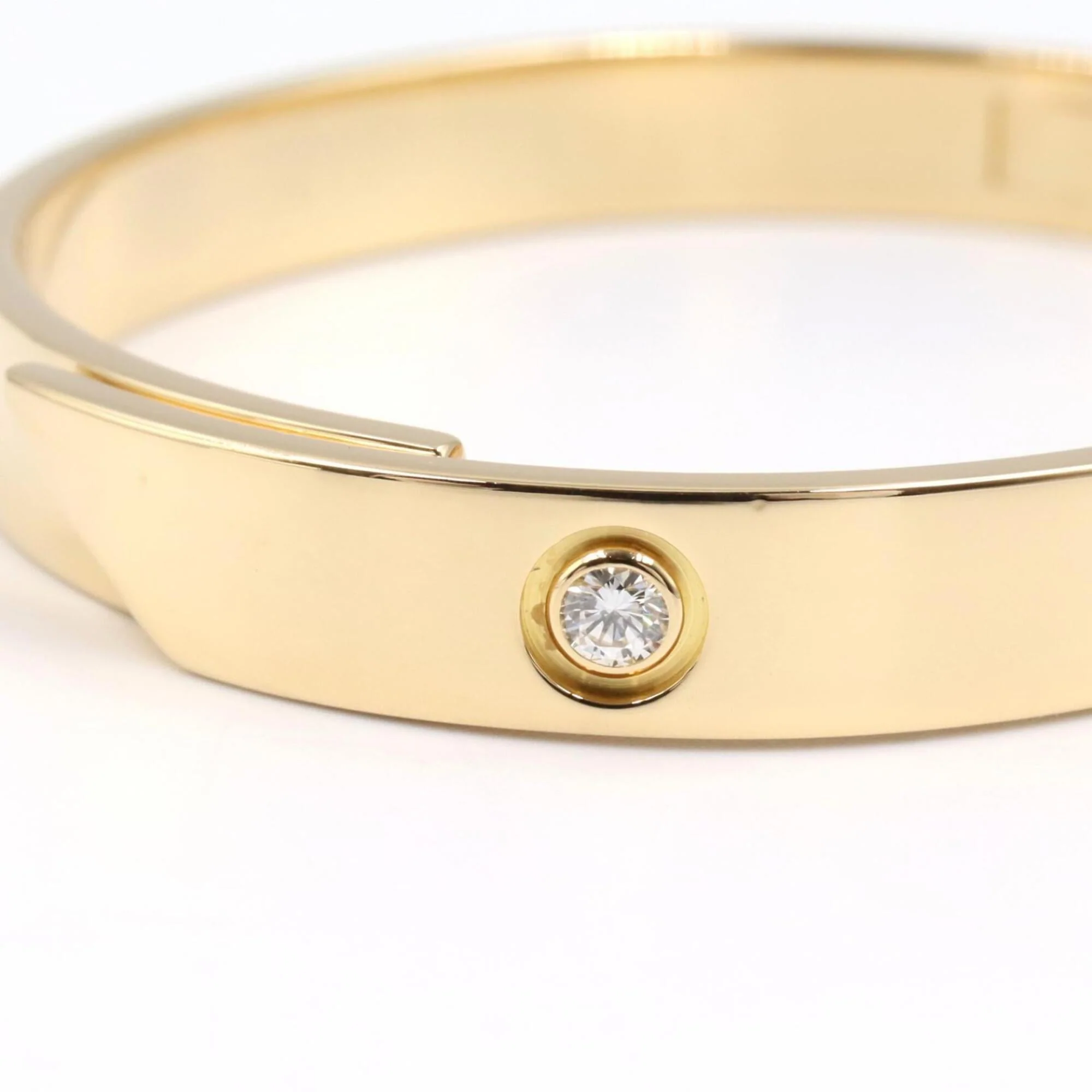Anniversary Charm Bracelet 18K Yellow Gold with Diamond - Image 6
