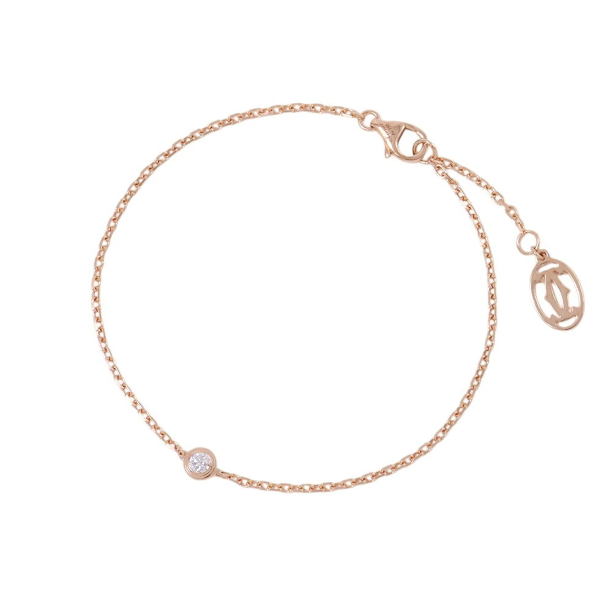 Bracelet 18K Rose Gold Small with Diamond