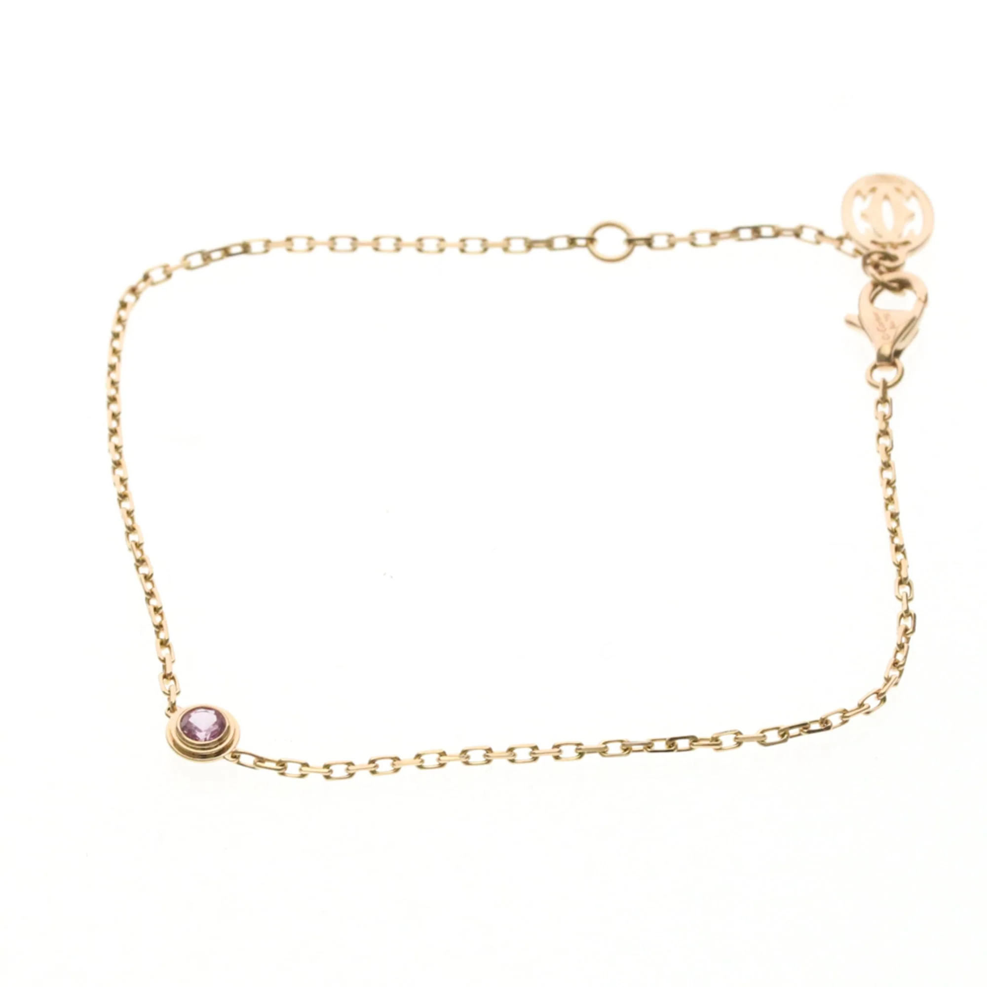 Bracelet 18K Rose Gold with Sapphire