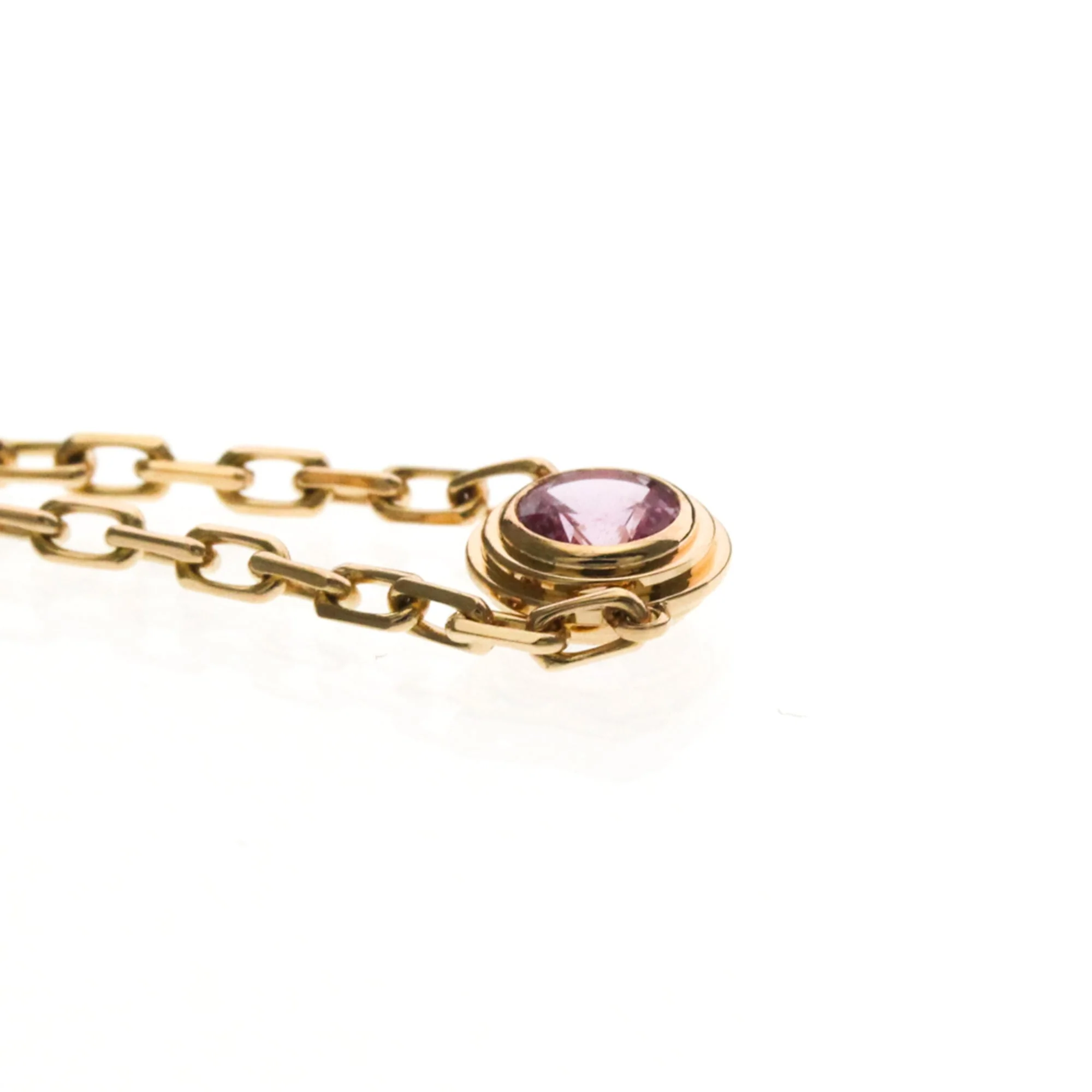 Bracelet 18K Rose Gold with Sapphire - Image 3