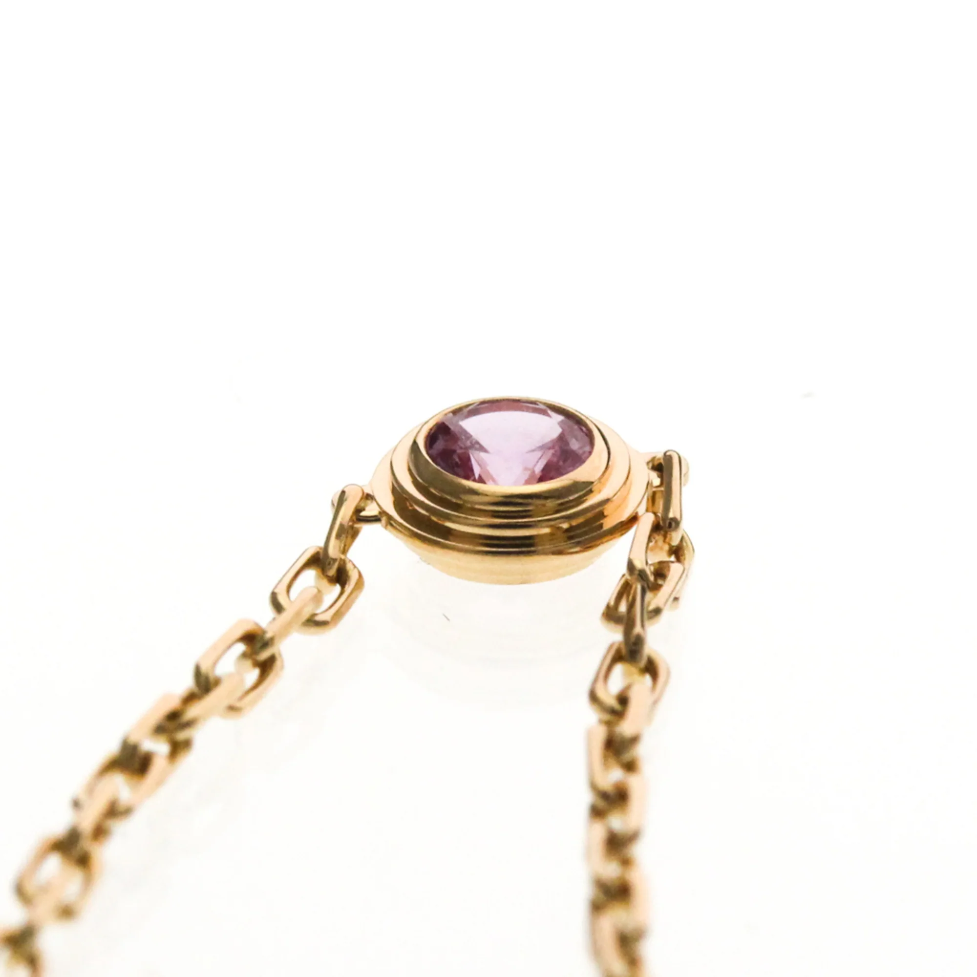 Bracelet 18K Rose Gold with Sapphire - Image 4