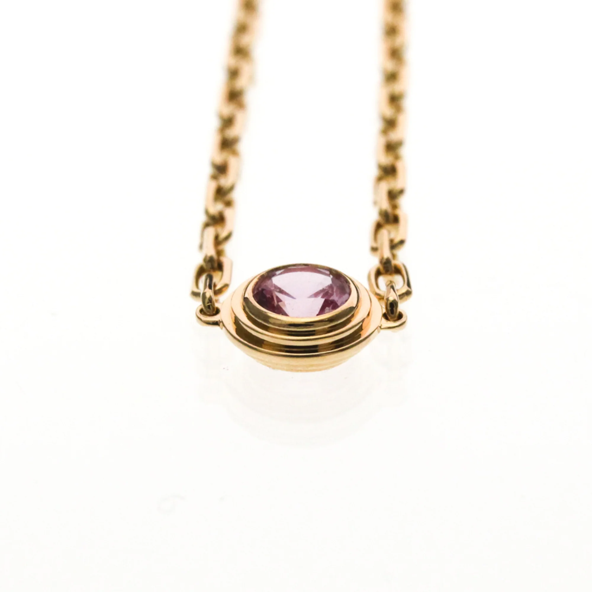 Bracelet 18K Rose Gold with Sapphire - Image 5