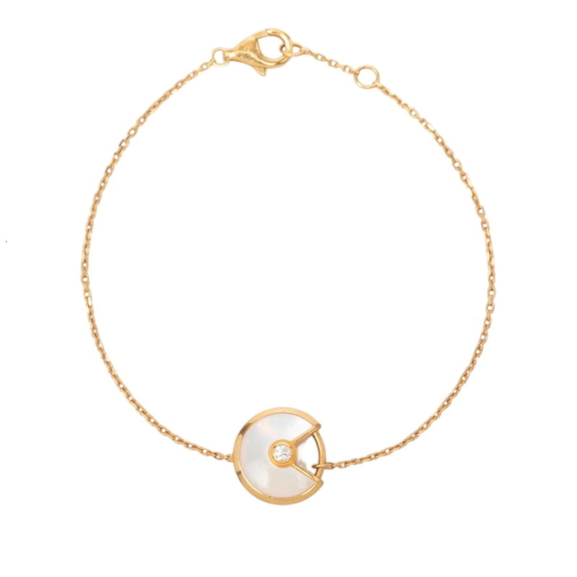 Bracelet Mother Of Pearl and 18K Yellow Gold - Image 2