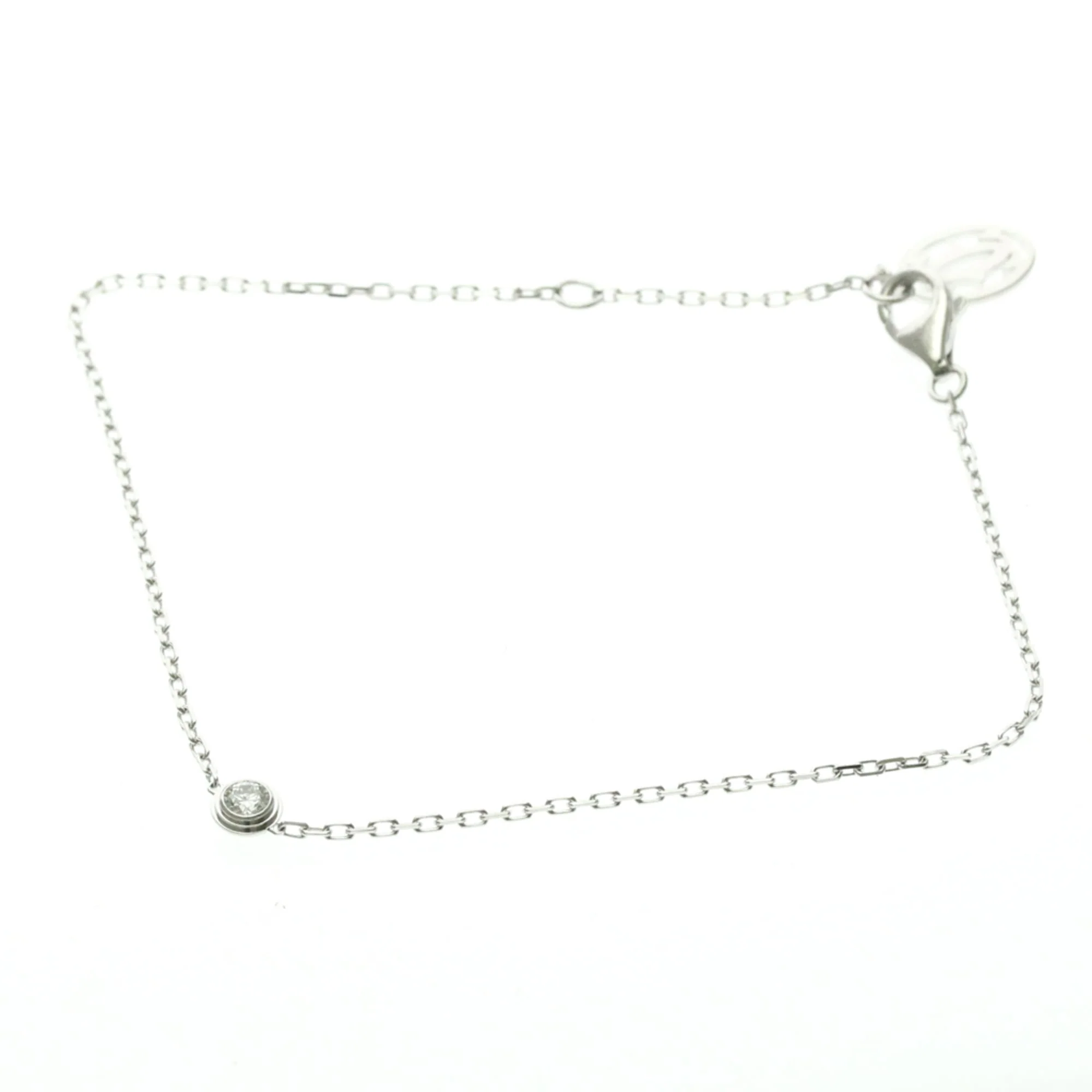 Charm Bracelet 18K White Gold with Diamond