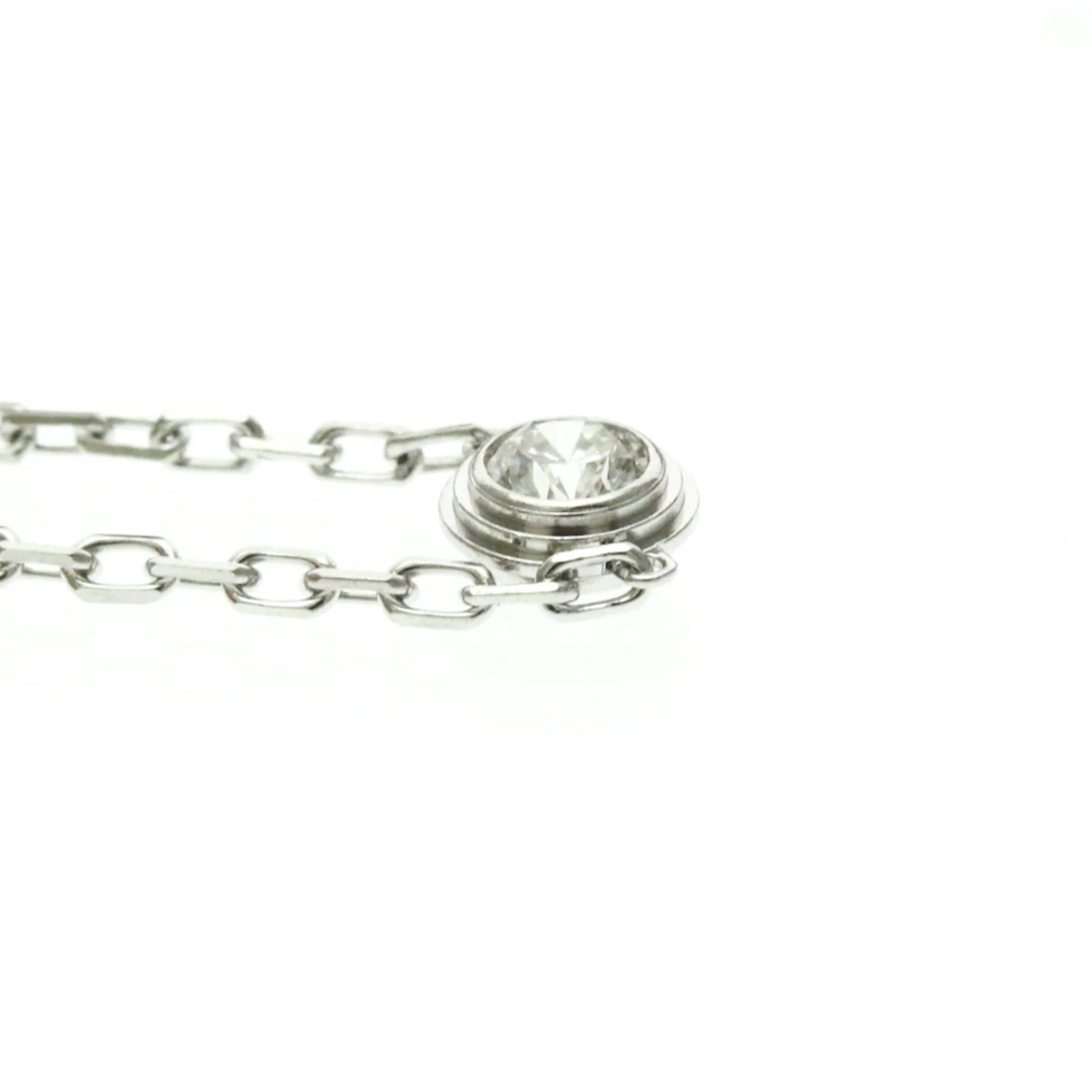 Charm Bracelet 18K White Gold with Diamond - Image 4