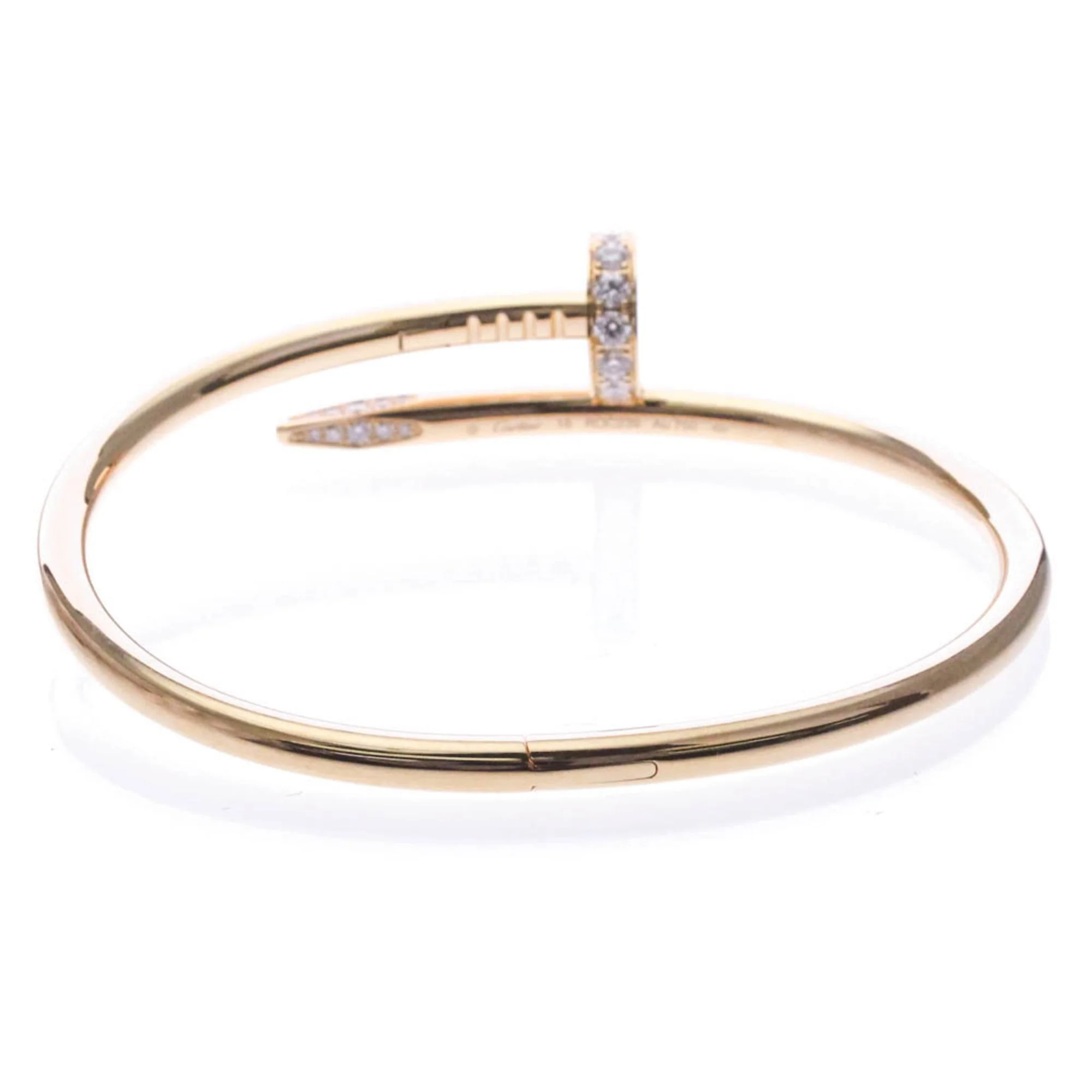 Juste Un Clou Bracelet 18K Rose Gold with Diamond - Image 3