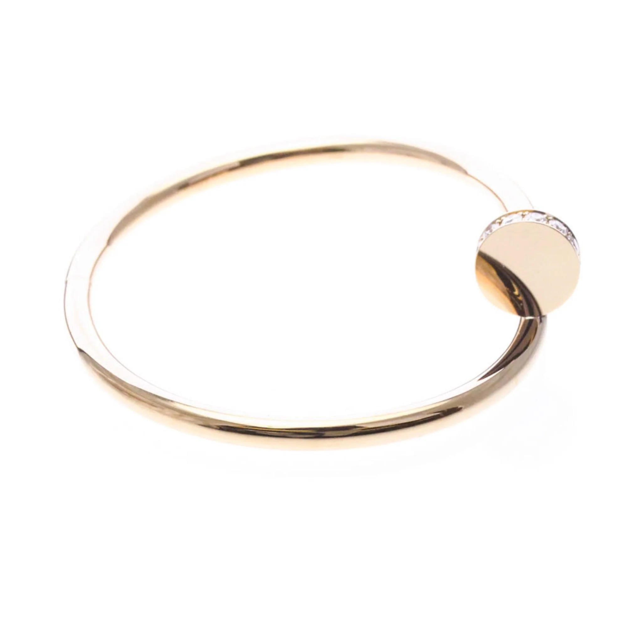 Juste Un Clou Bracelet 18K Rose Gold with Diamond - Image 4