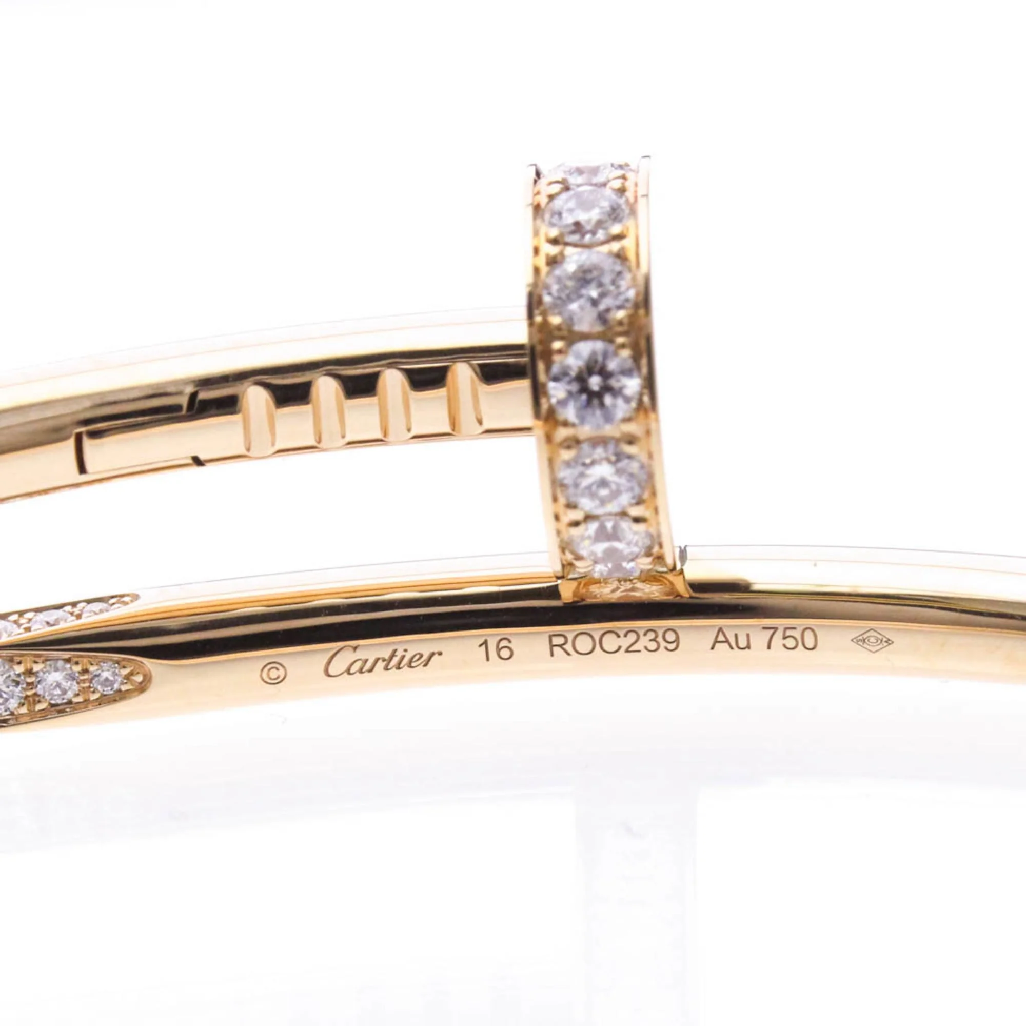 Juste Un Clou Bracelet 18K Rose Gold with Diamond - Image 9