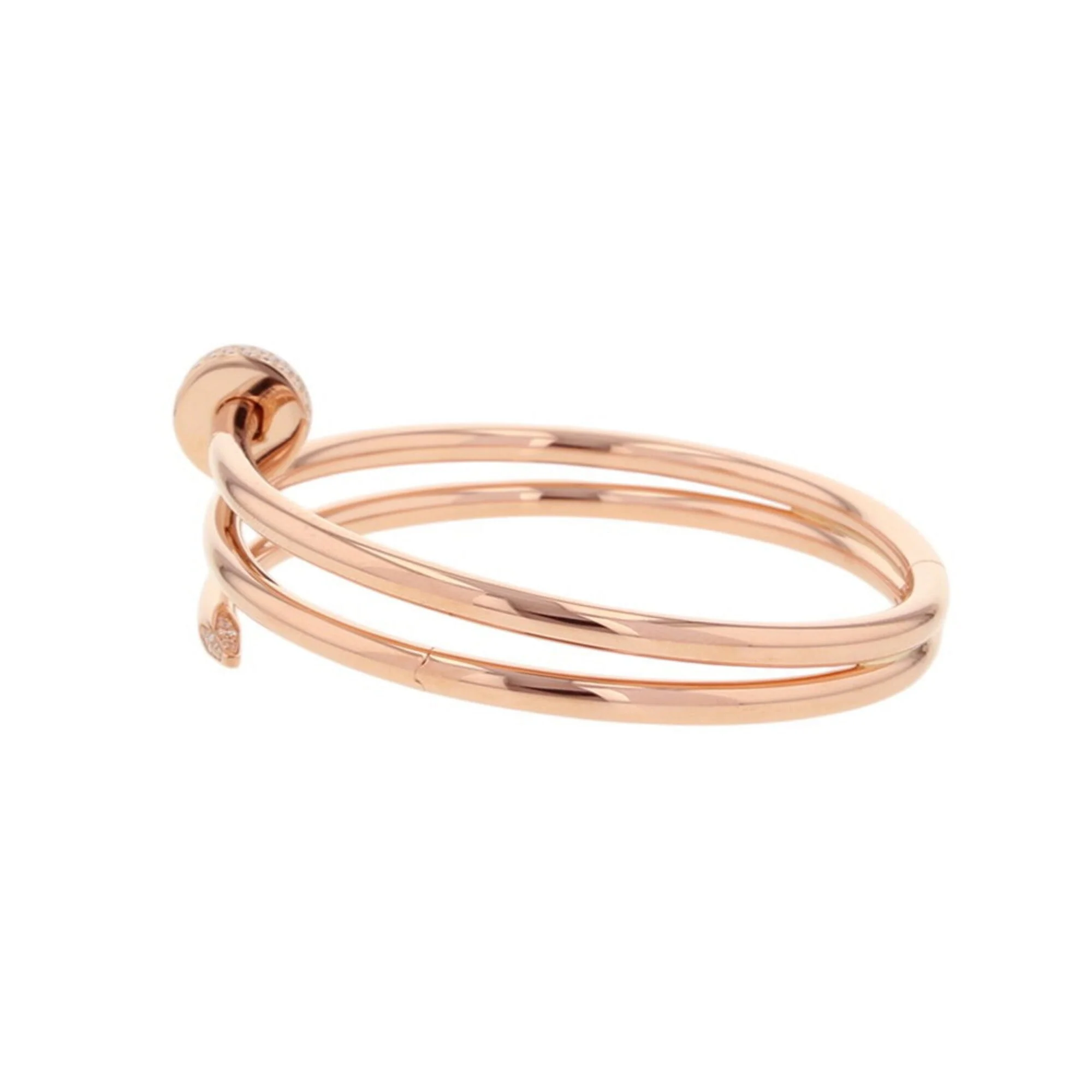 Juste un Clou Bracelet 18K Rose Gold with Diamonds - Image 2