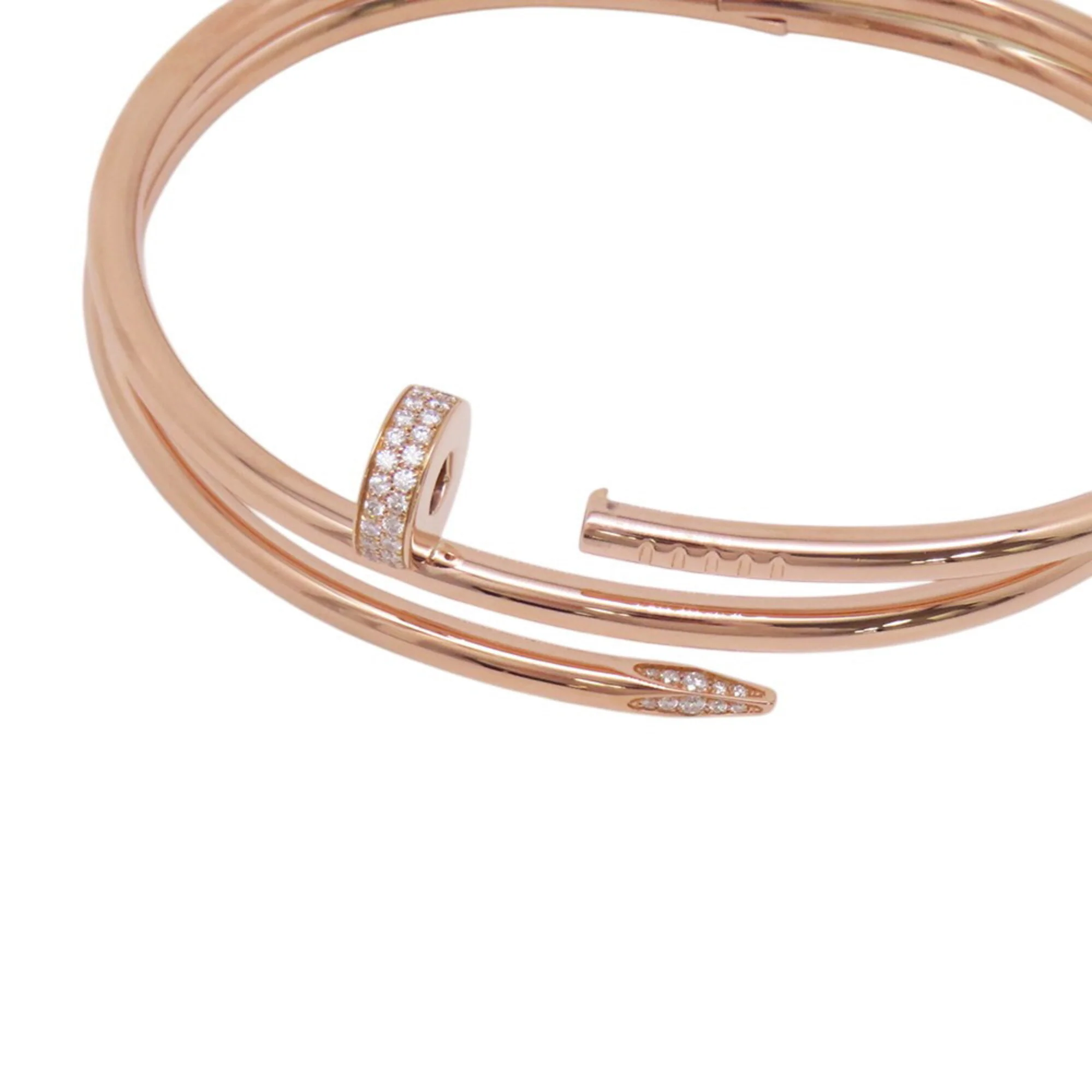 Juste un Clou Bracelet 18K Rose Gold with Diamonds - Image 5