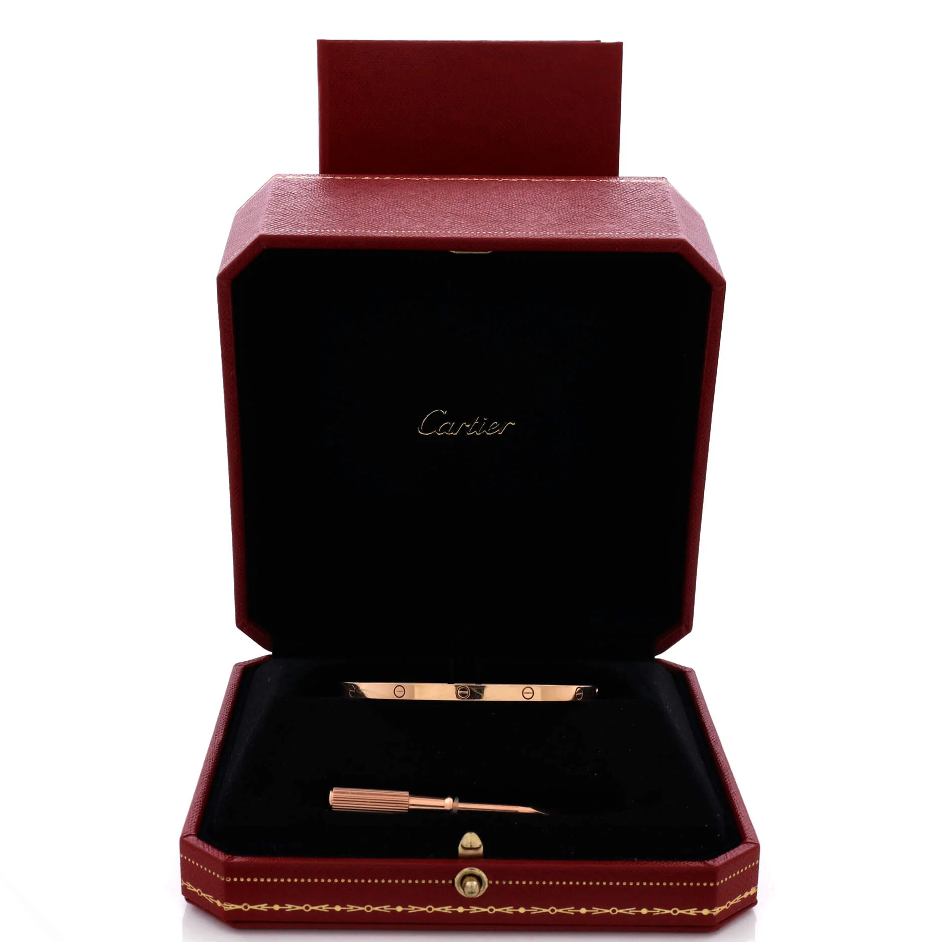 Love Bracelet 18K Rose Gold Small 17 - Image 2