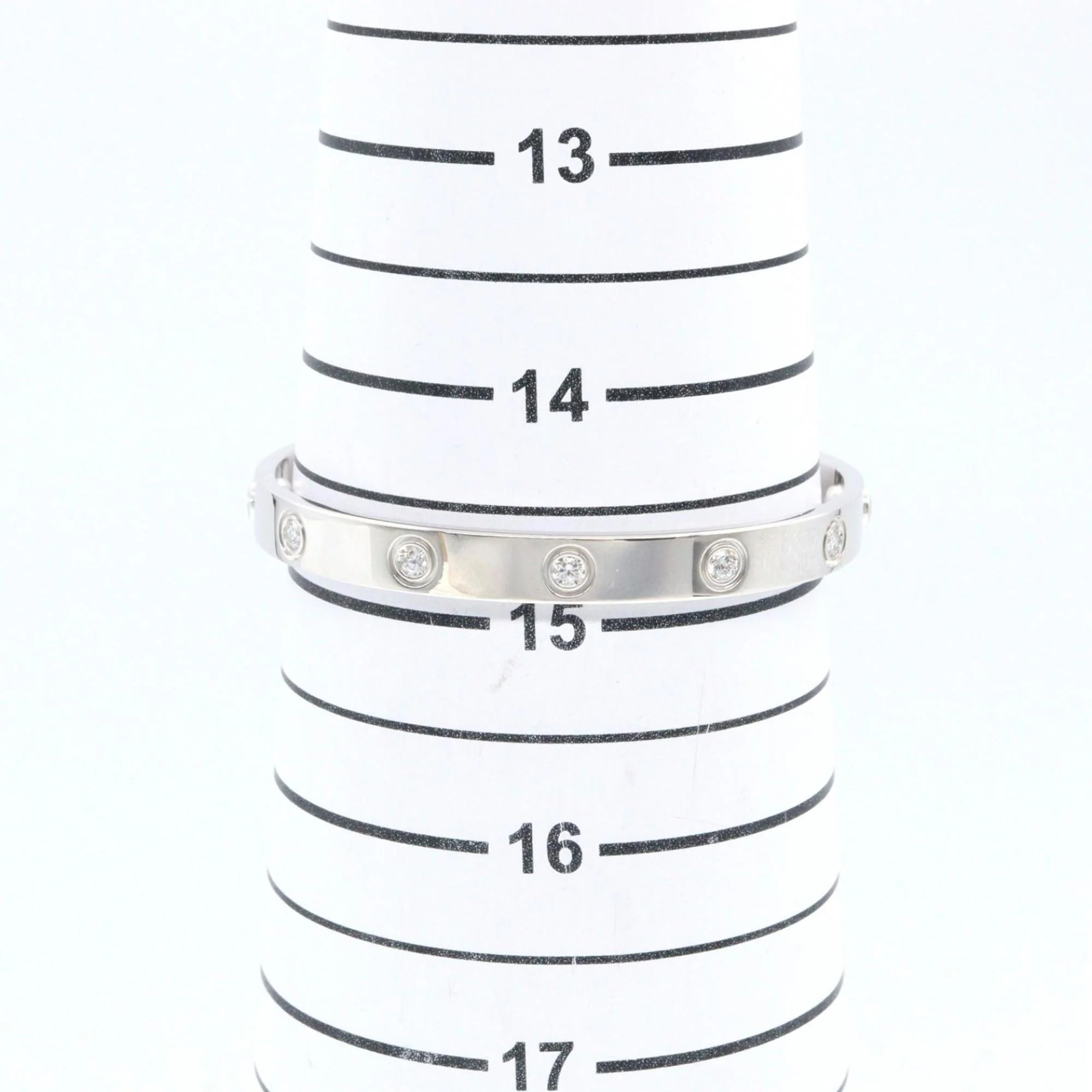 Love Bracelet 18K White Gold with Diamond - Image 6