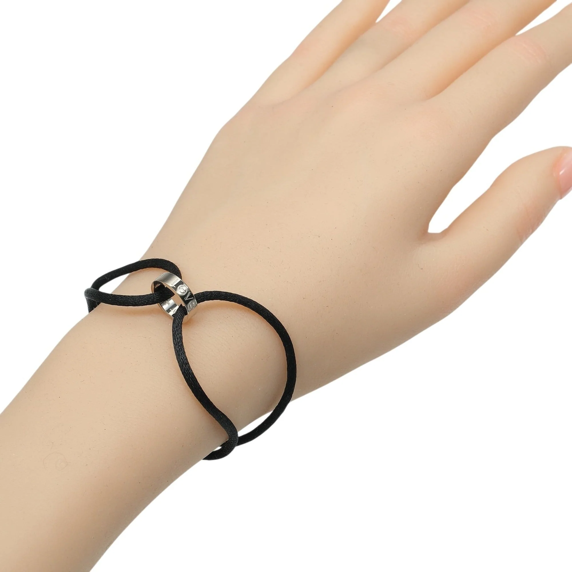 Love Charity Bracelet 18K White Gold - Image 2