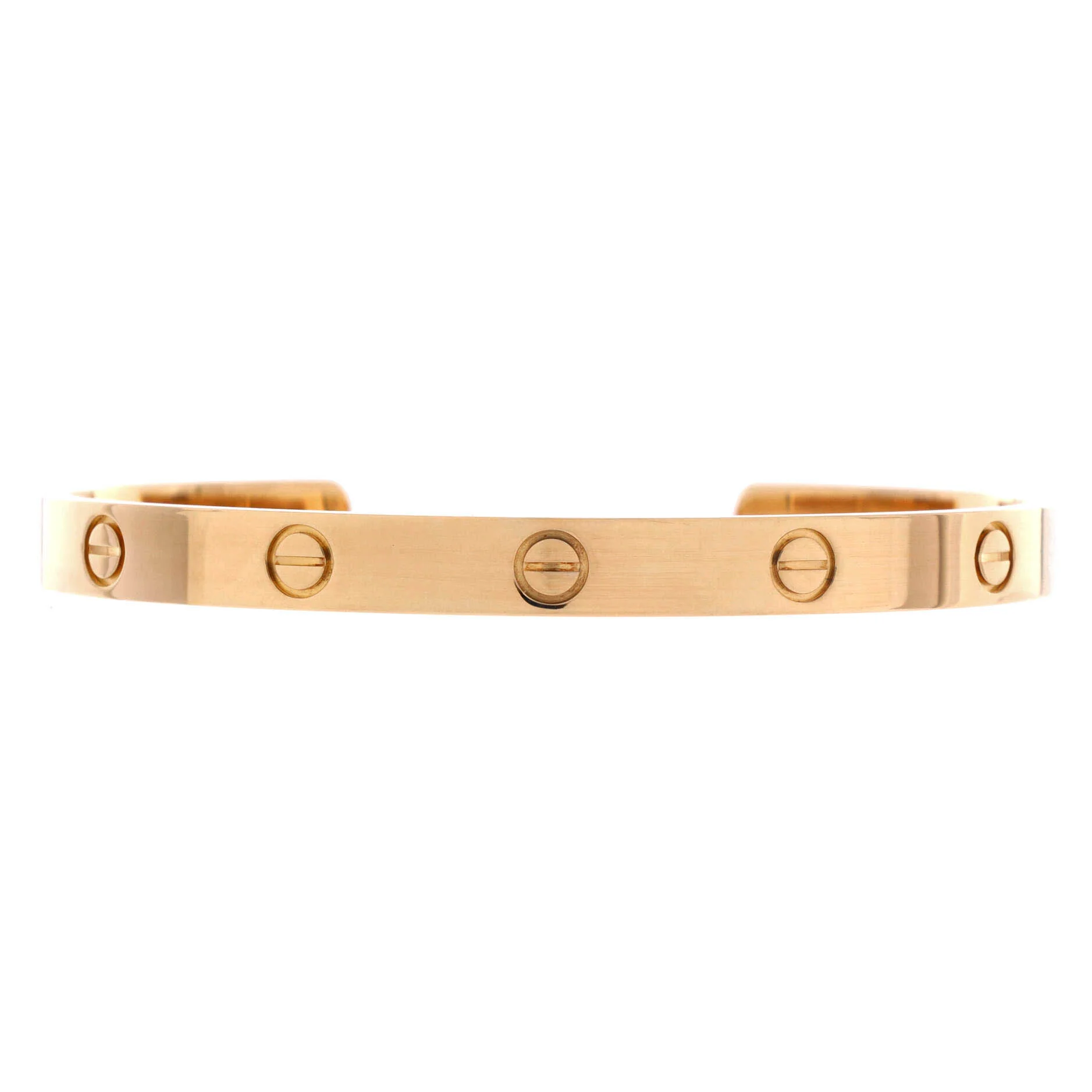Love Cuff Bracelet 18K Yellow Gold