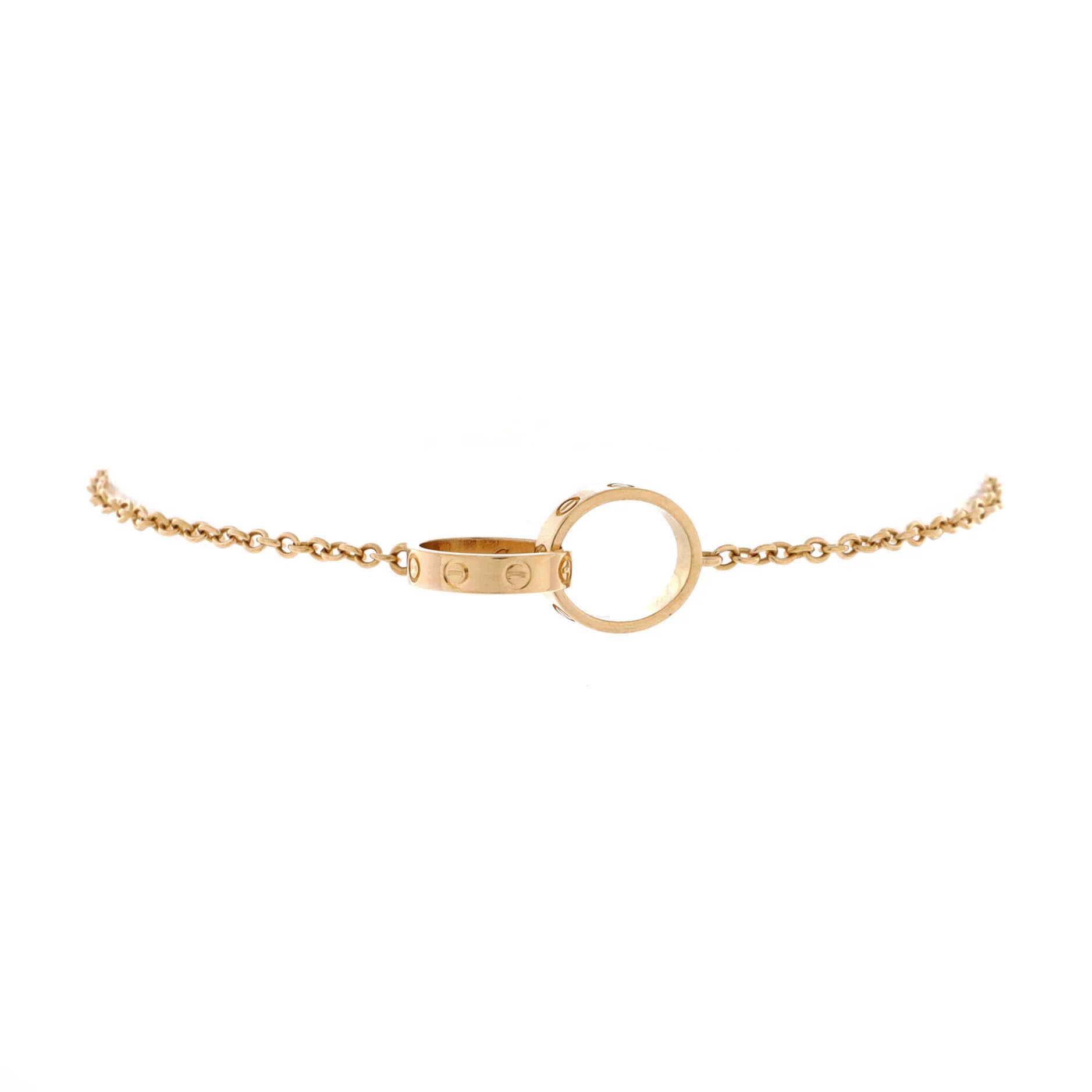 Love Interlocking Bracelet 18K Yellow Gold