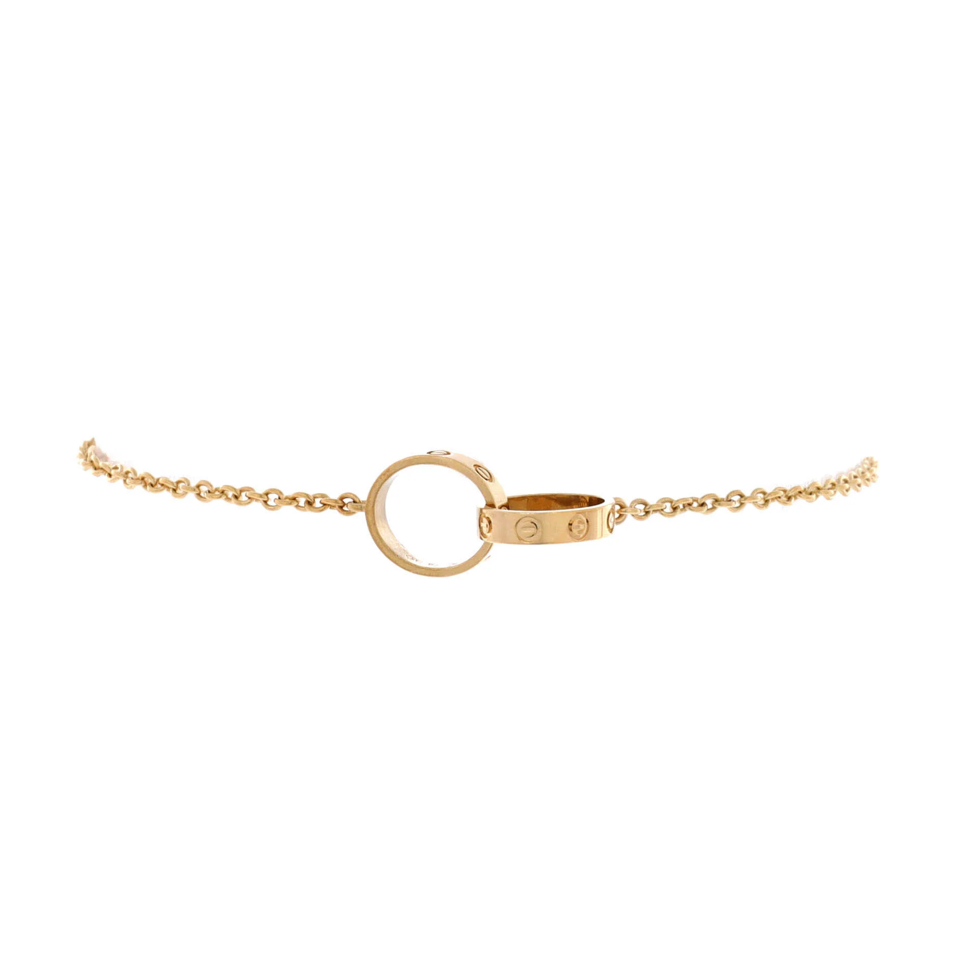 Love Interlocking Bracelet 18K Yellow Gold