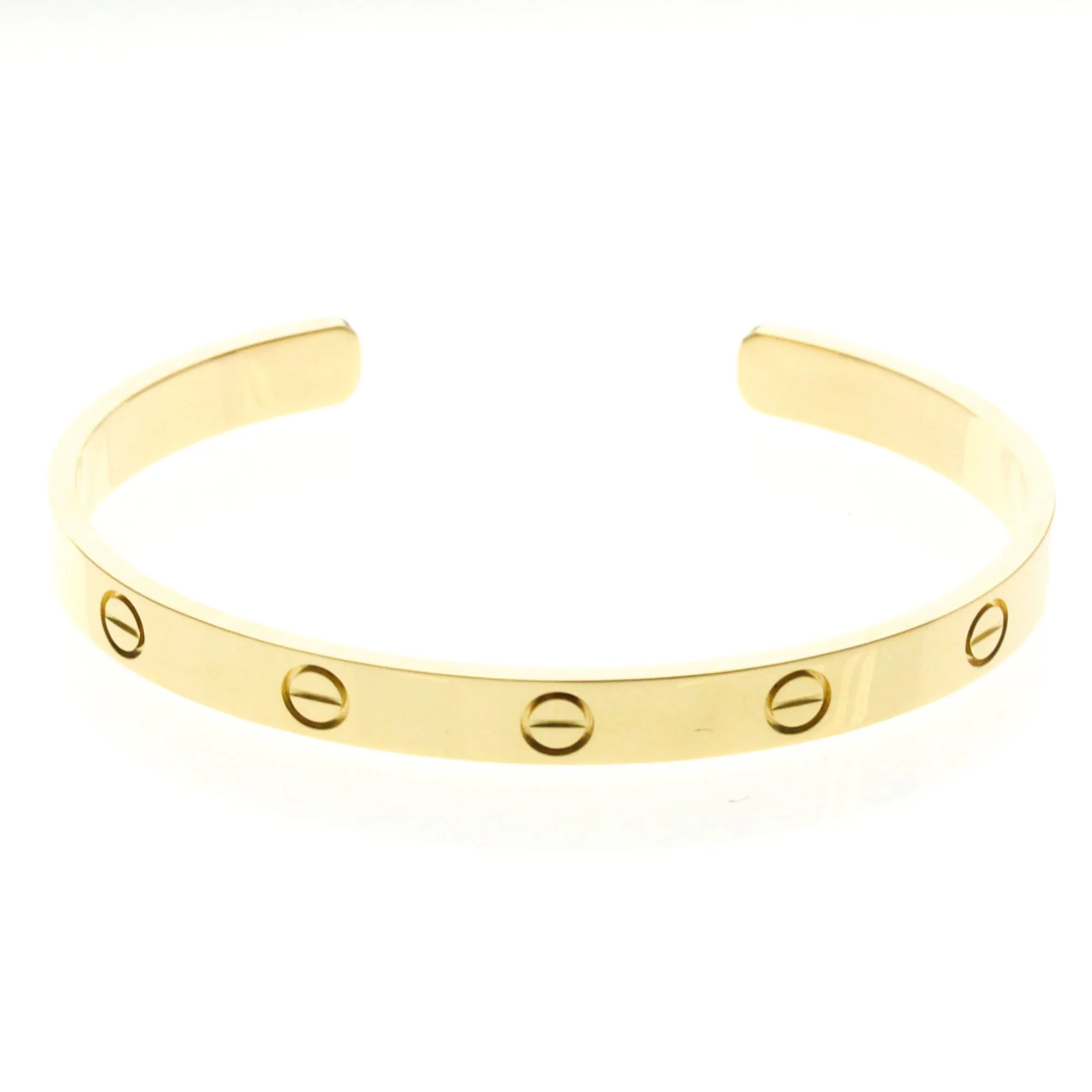 Love Open Bangle 18K Yellow Gold Bracelet