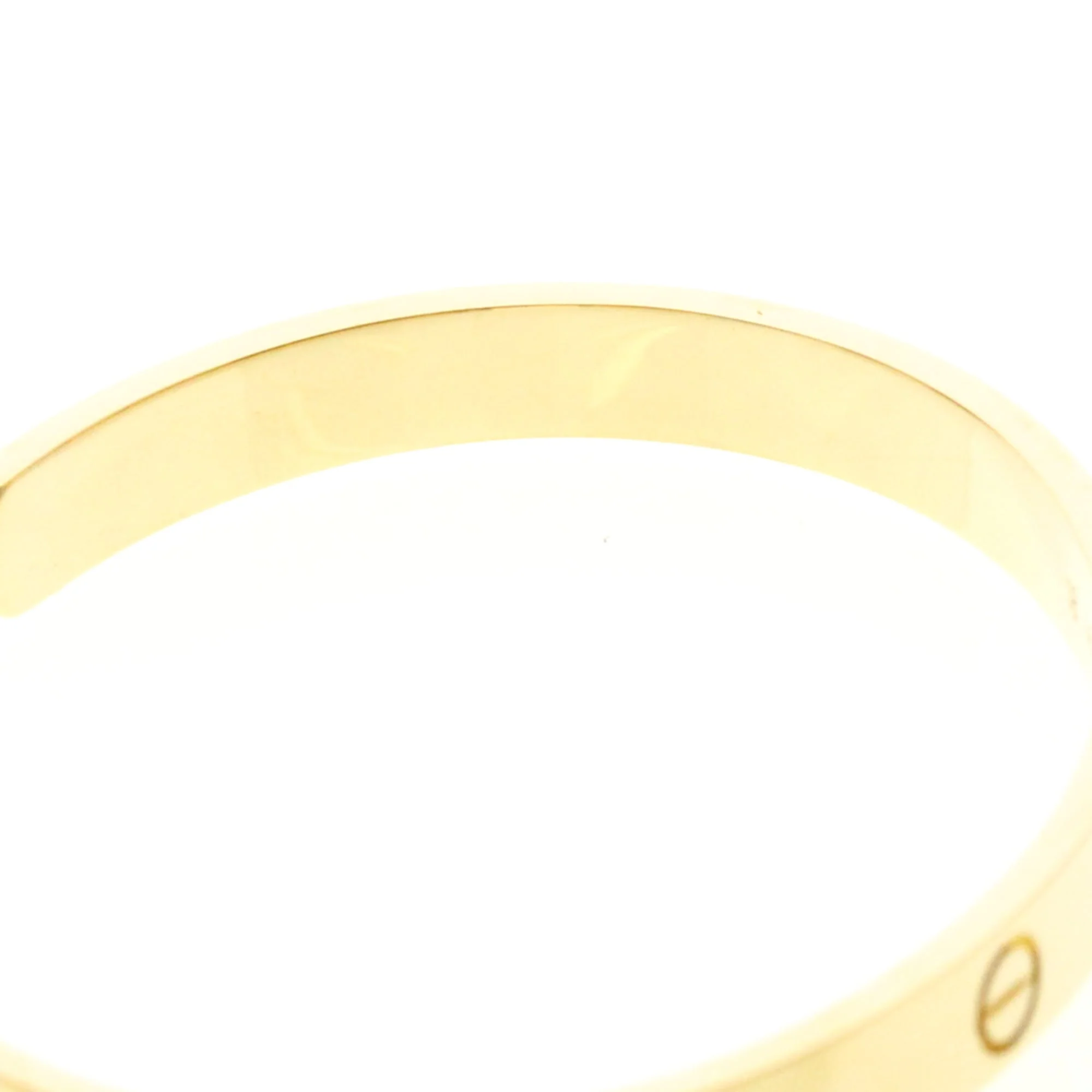 Love Open Bangle 18K Yellow Gold Bracelet - Image 8