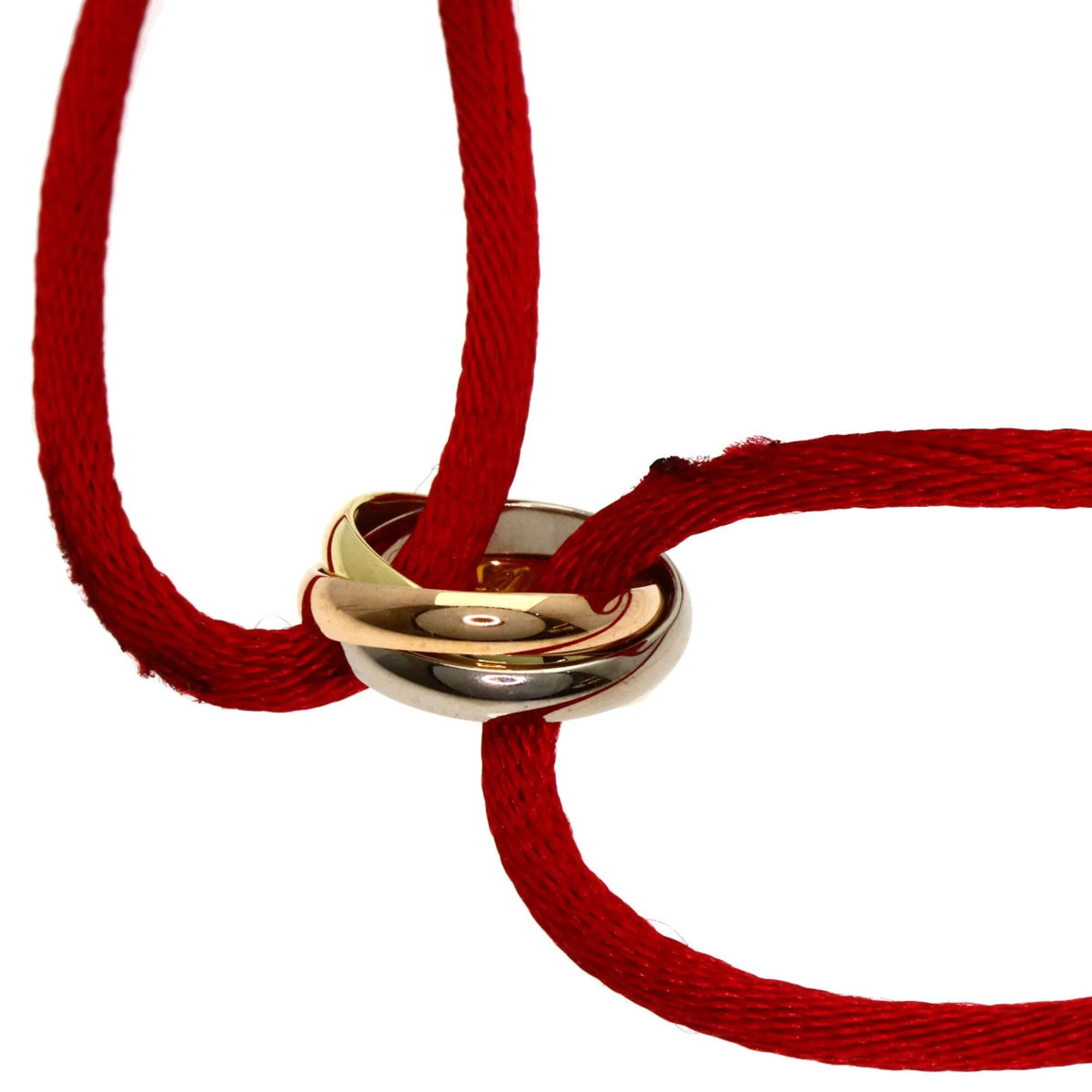 Trinity Bracelet 18K Tricolor Gold - Image 2