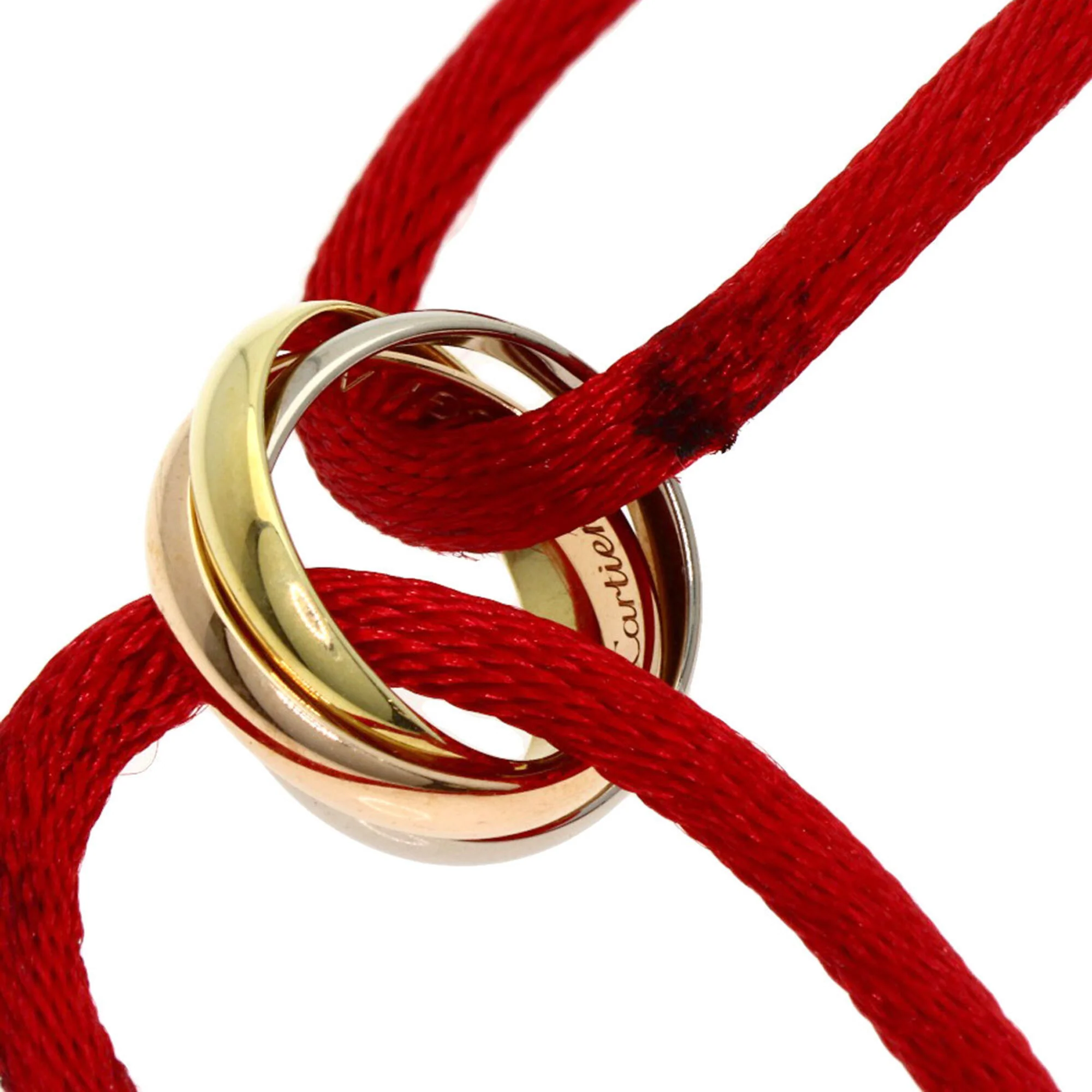 Trinity Bracelet 18K Tricolor Gold - Image 8