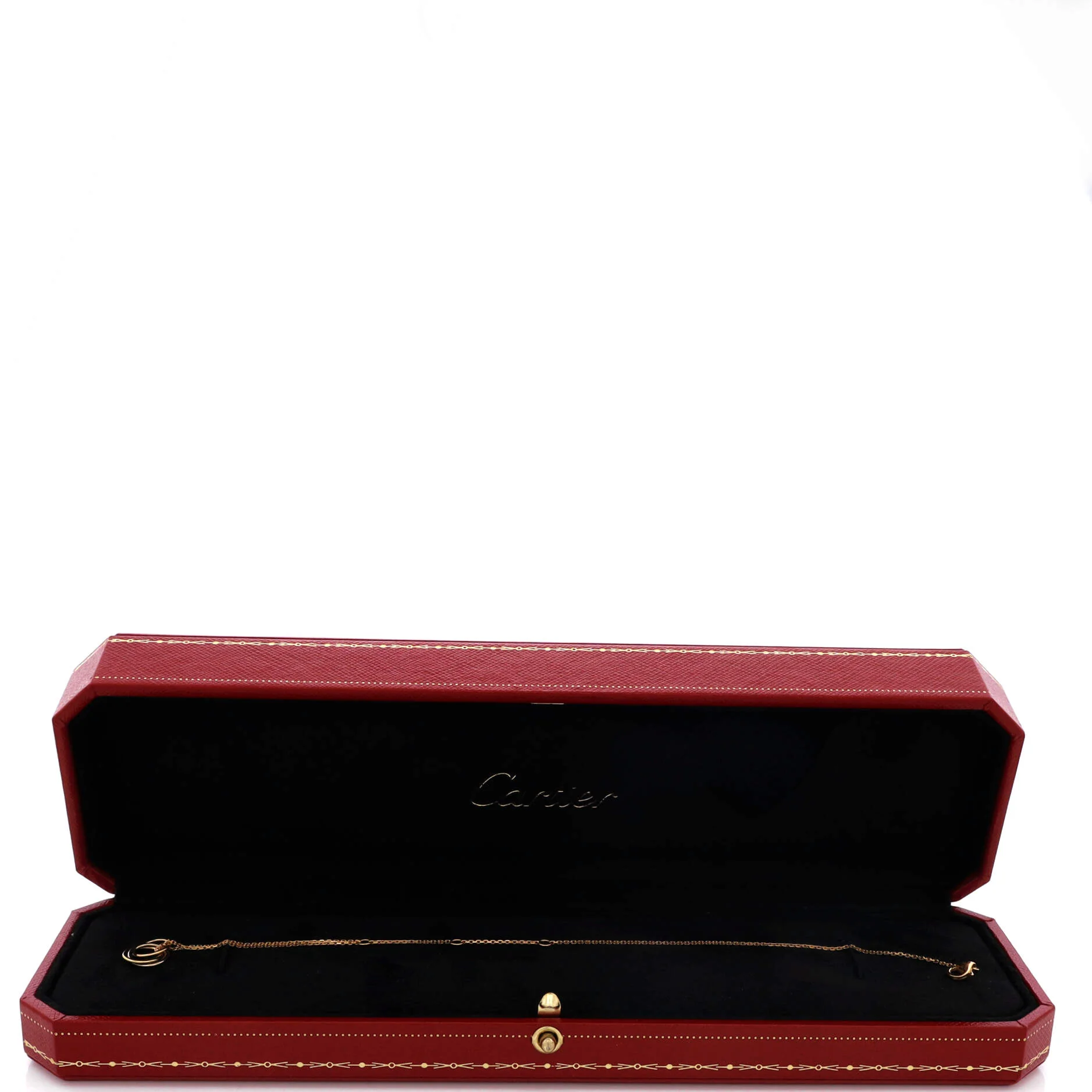 Trinity Chain Bracelet 18K Tricolor Gold - Image 2