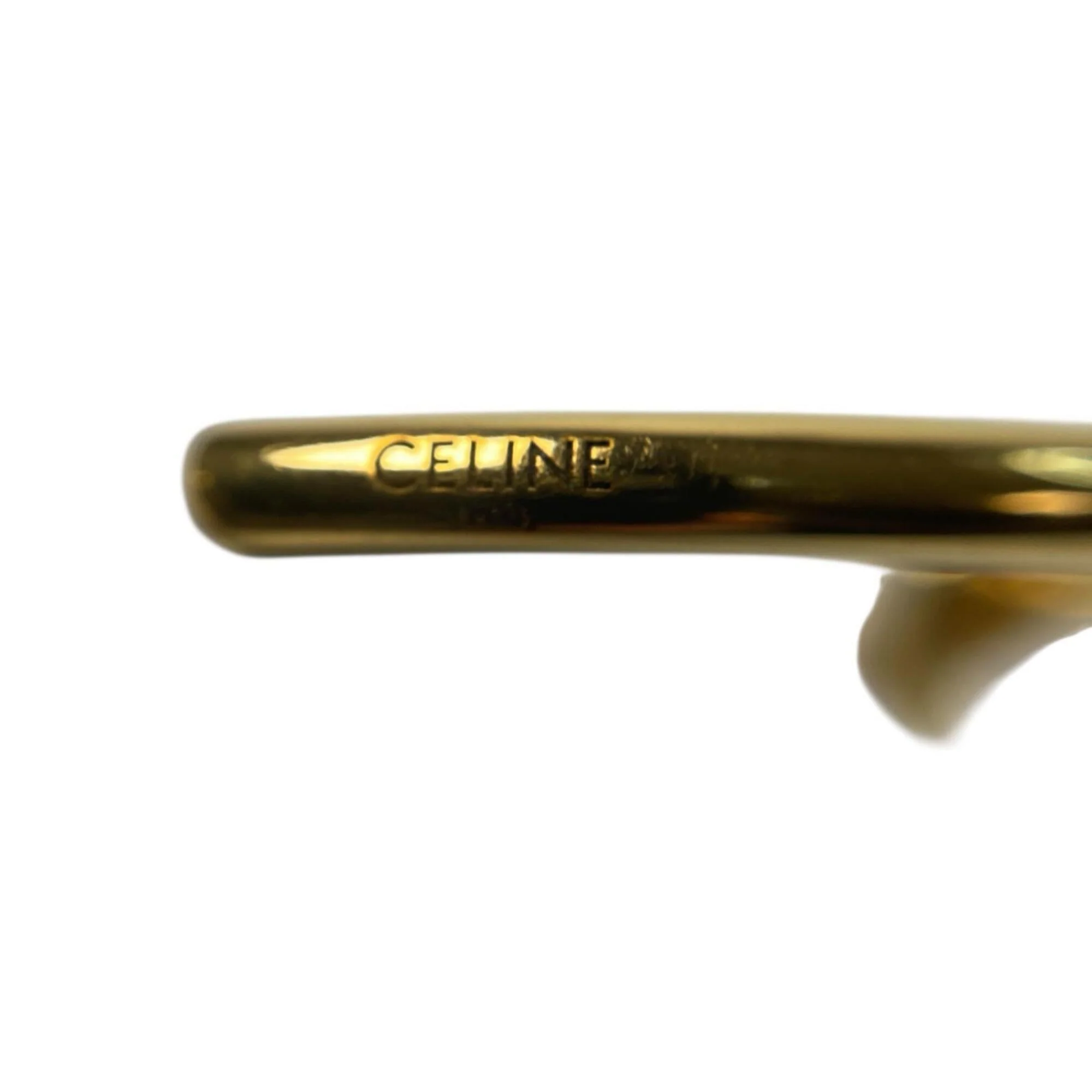 Knot Extra Thin Bracelet Brass Gold - Image 6